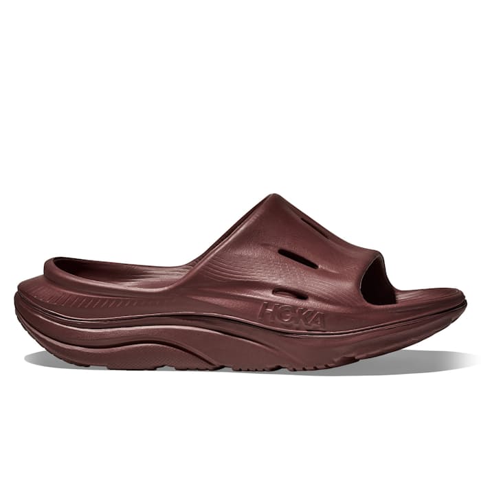 Hoka Ora Recovery Slide 3 - Dark Cedar/Dark Cedar | Sandals
