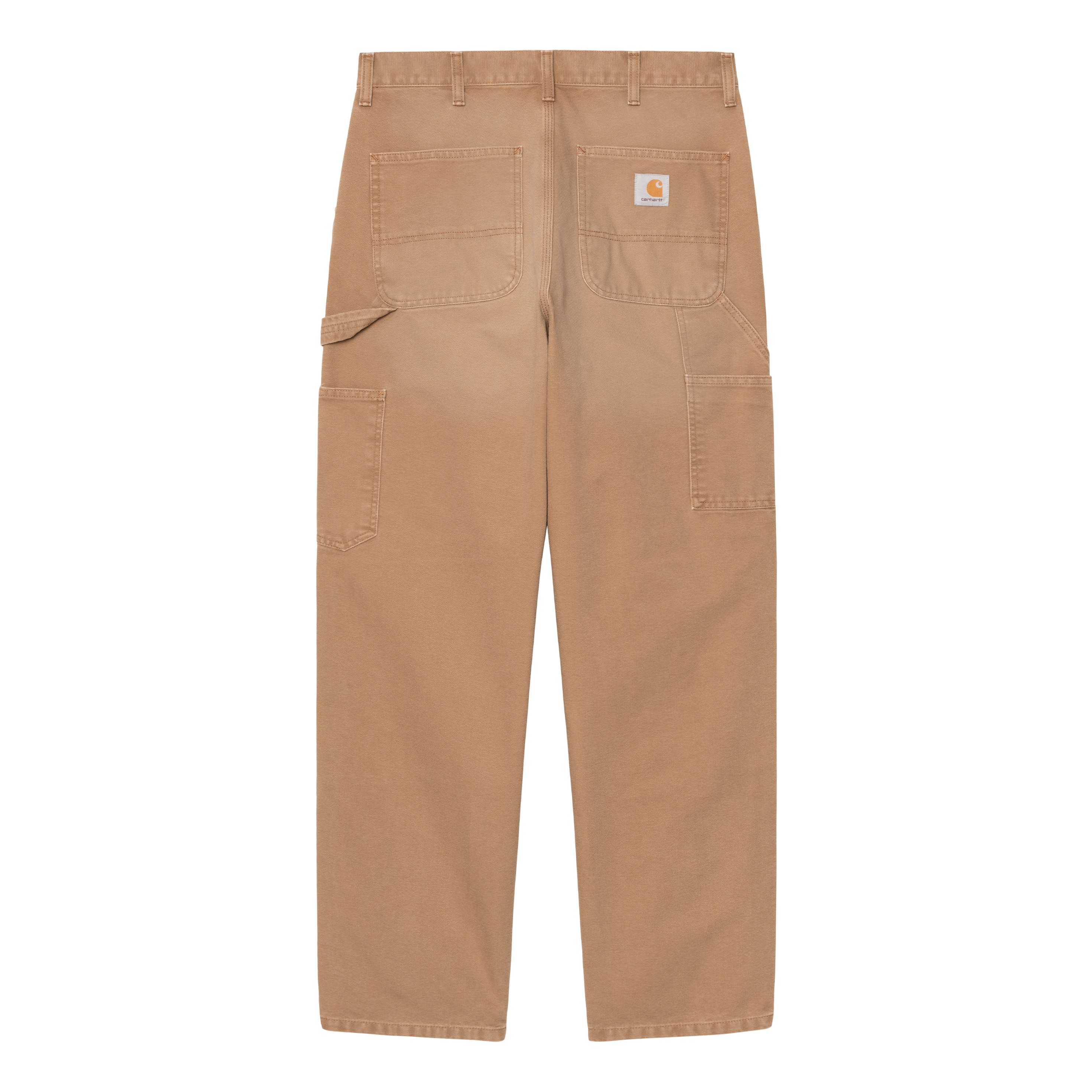 Carhartt WIP Double Knee Canvas Pant - Hamilton Brown Stonewashed