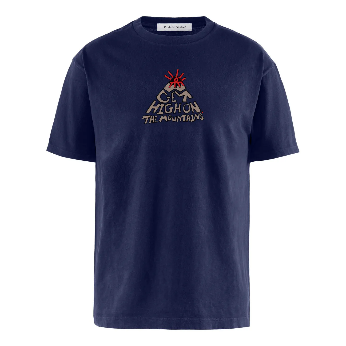 District Vision California Short Sleeve T-Shirt - Mountains