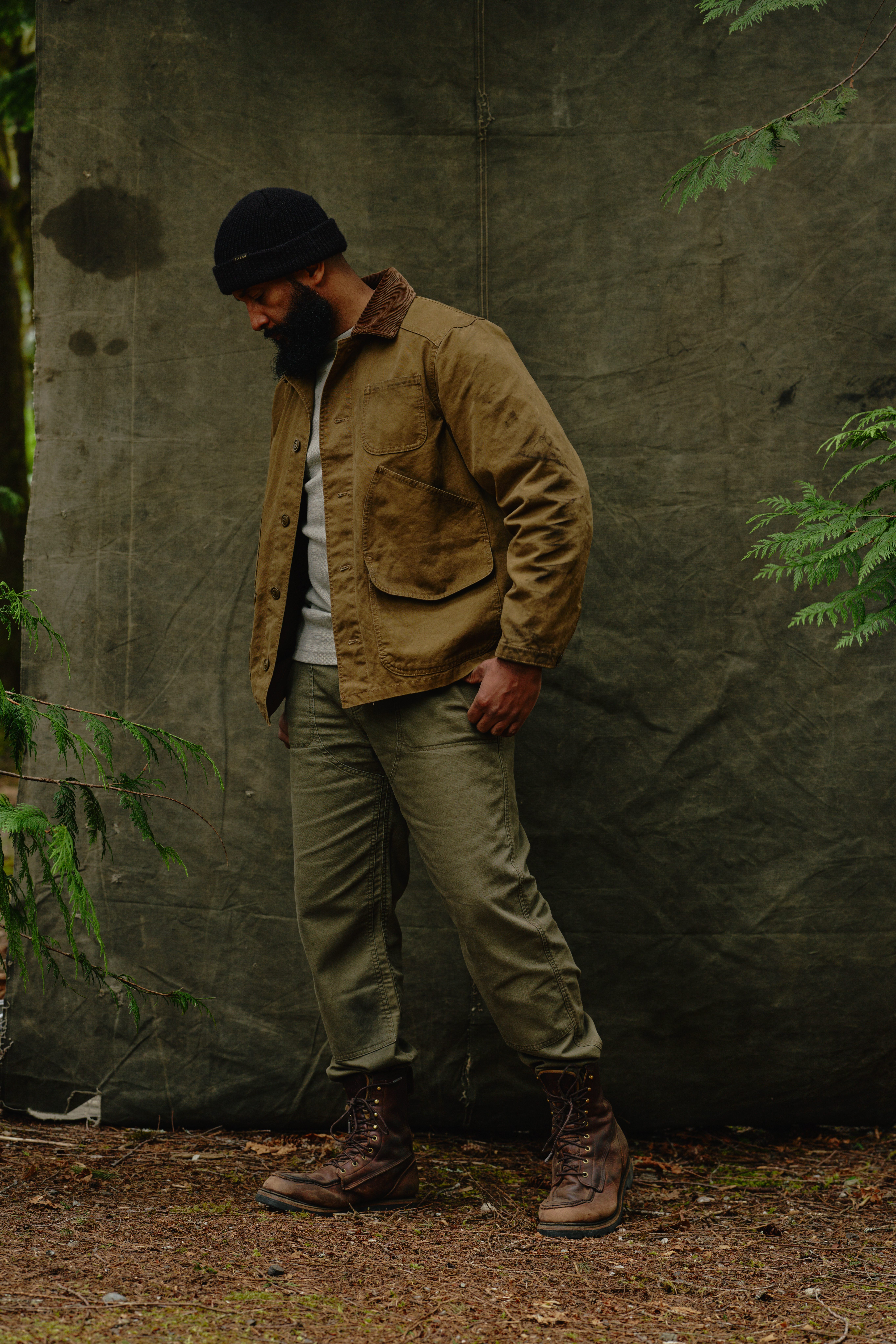 Filson Canvas Outfitter Jacket - Kangaroo | Chore Coats | Huckberry