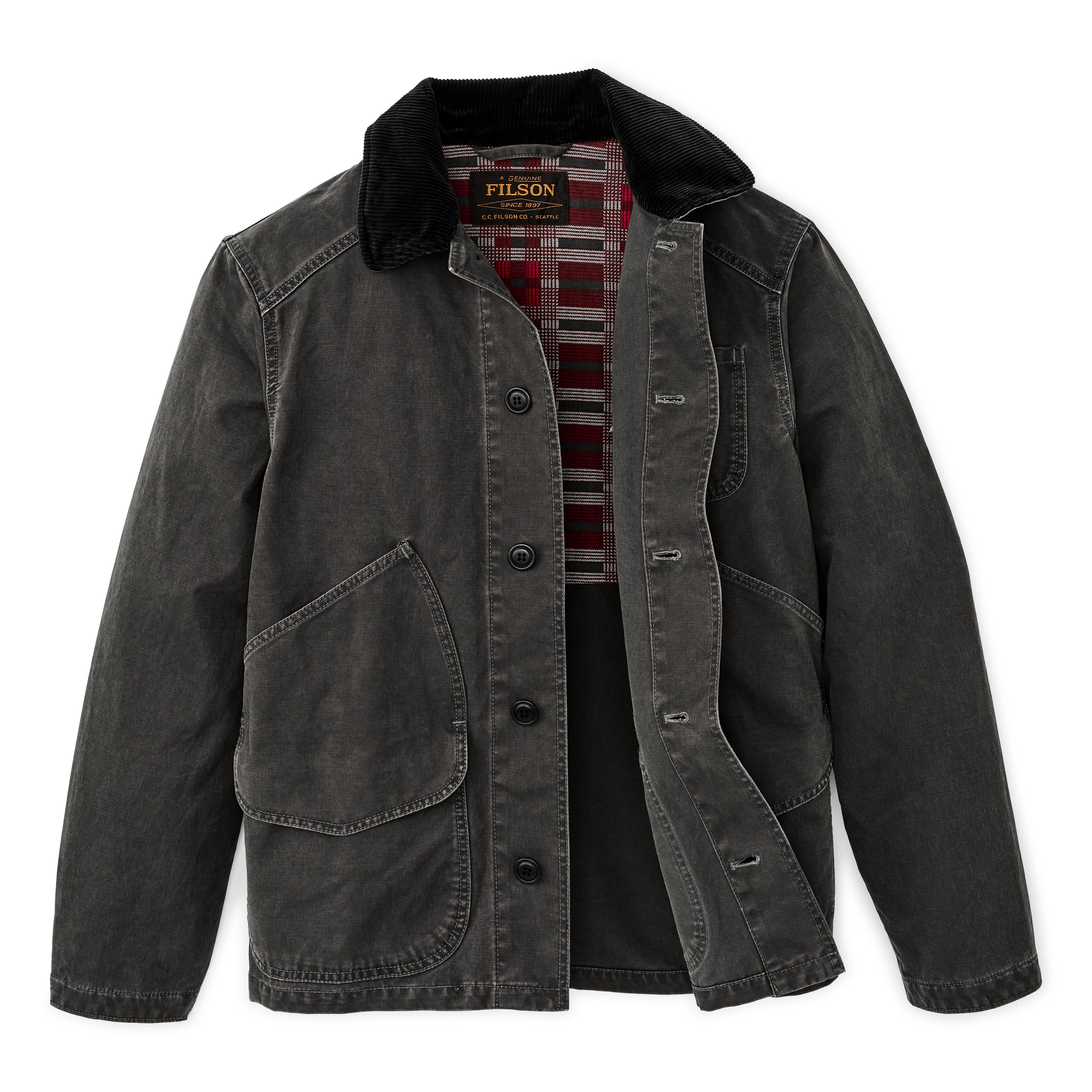 Filson Canvas Outfitter Jacket - Peat | Chore Coats | Huckberry