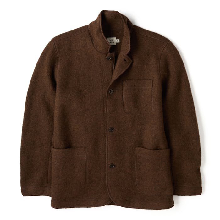 Boiled Wool Chore Blazer