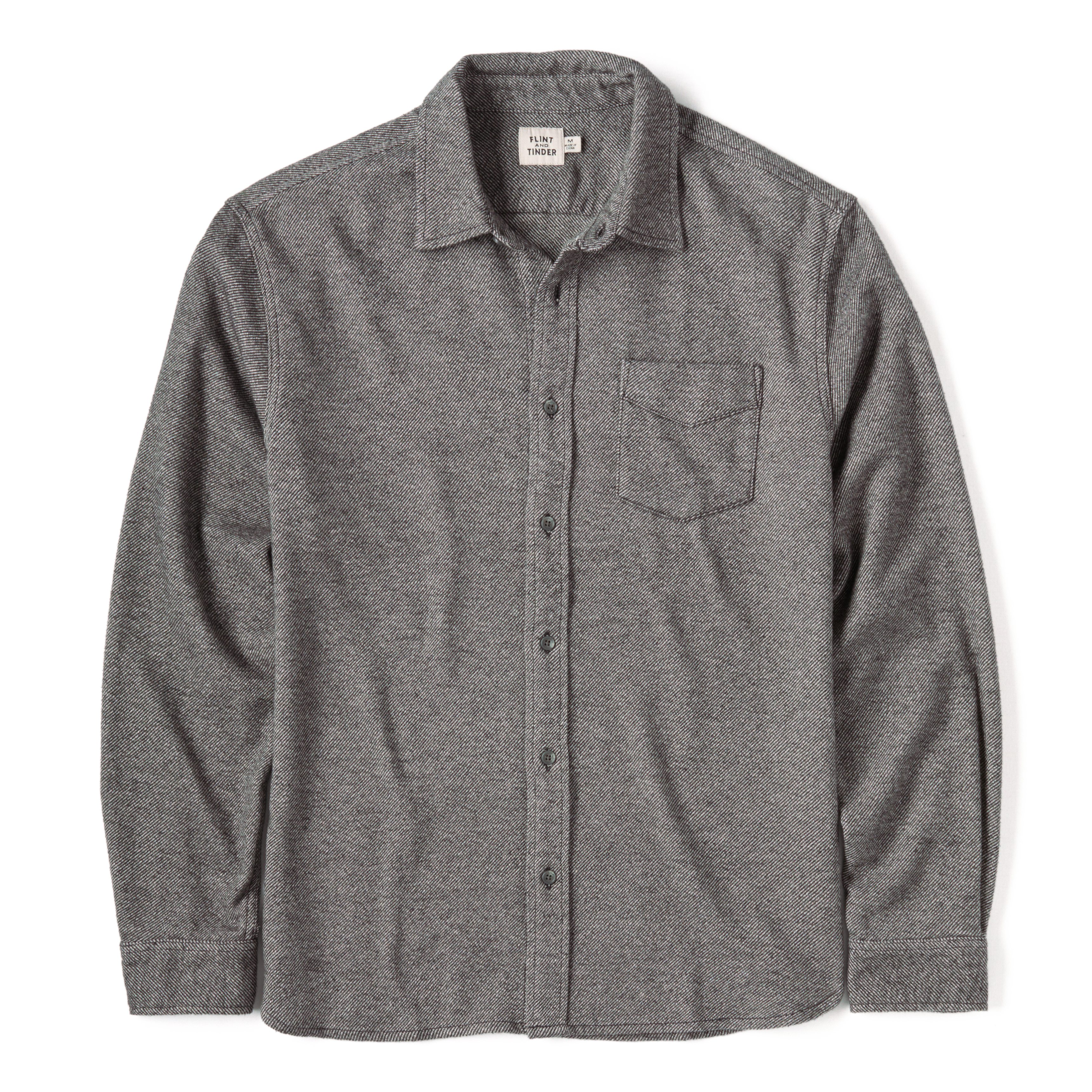 Flint and Tinder Flannel Architect Shirt - Charcoal | Flannel