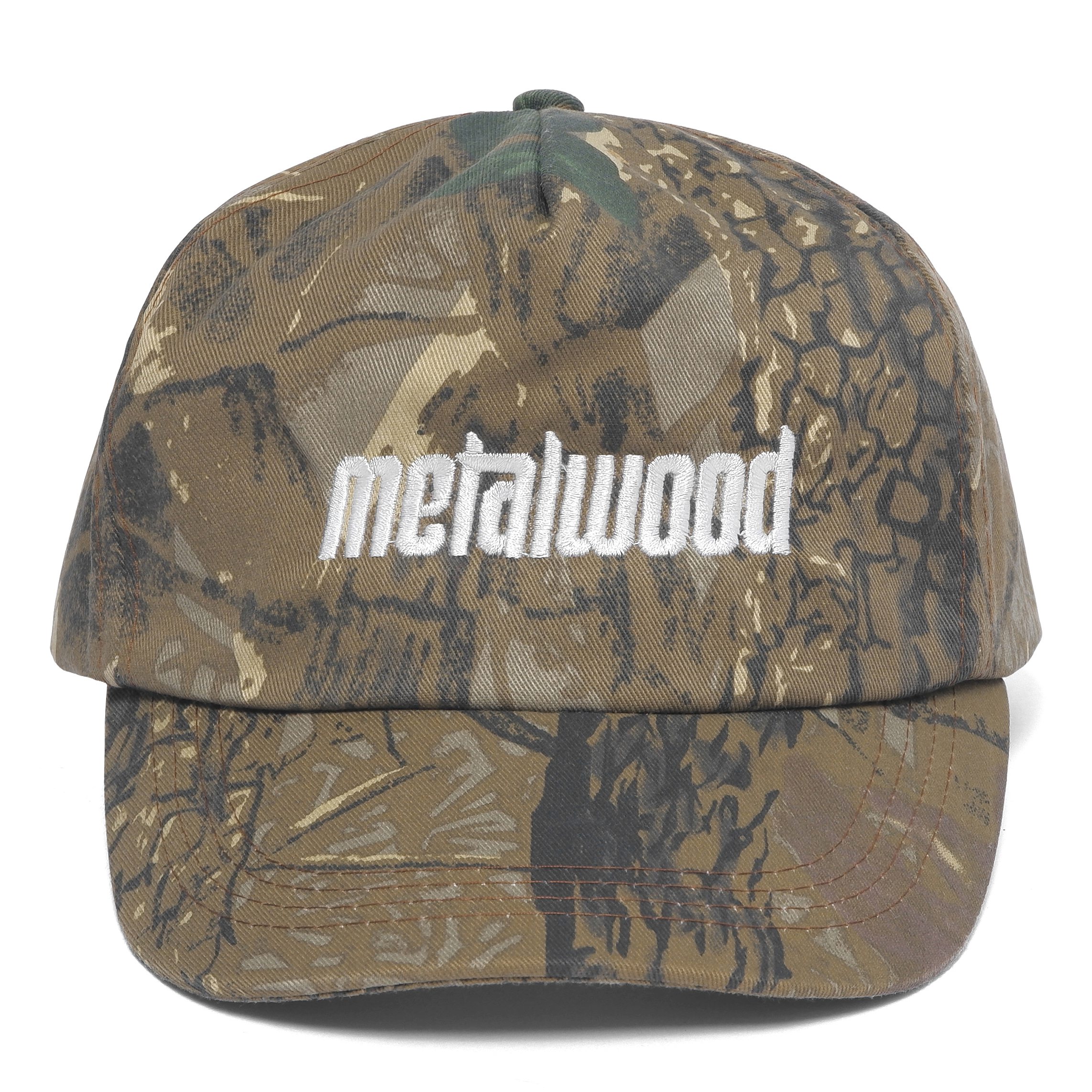 Metalwood Metal Logo 5-Panel Hat - Real Leaf Camo | Baseball