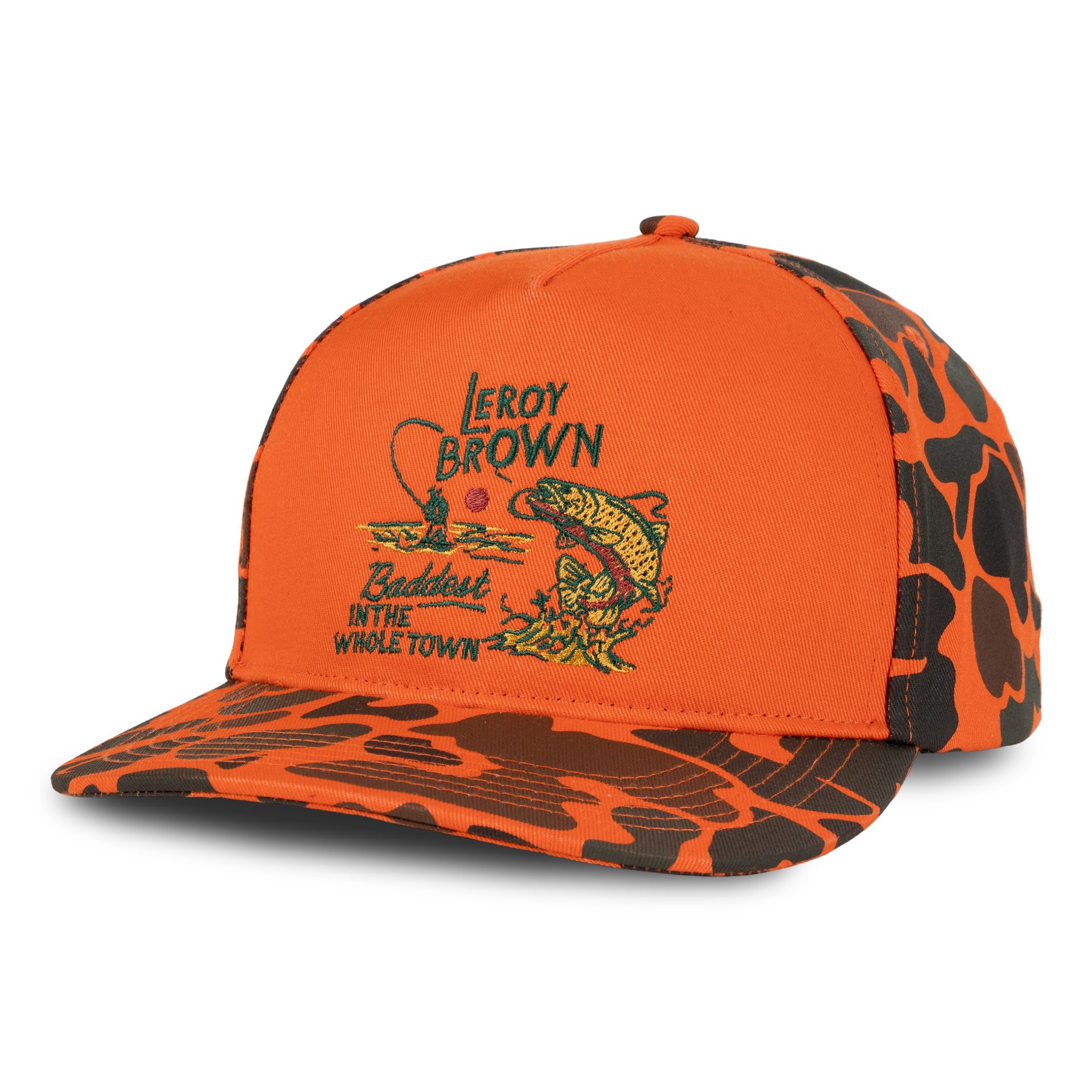 Sendero Provisions Leroy Brown Snapback Orange/Camo