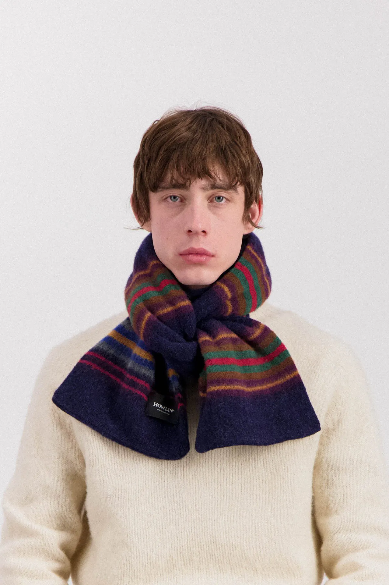 Howlin College Fun Scarf - Navy | Scarves | Huckberry