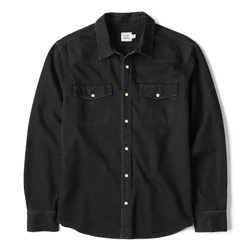 Bone Button Western Shirt