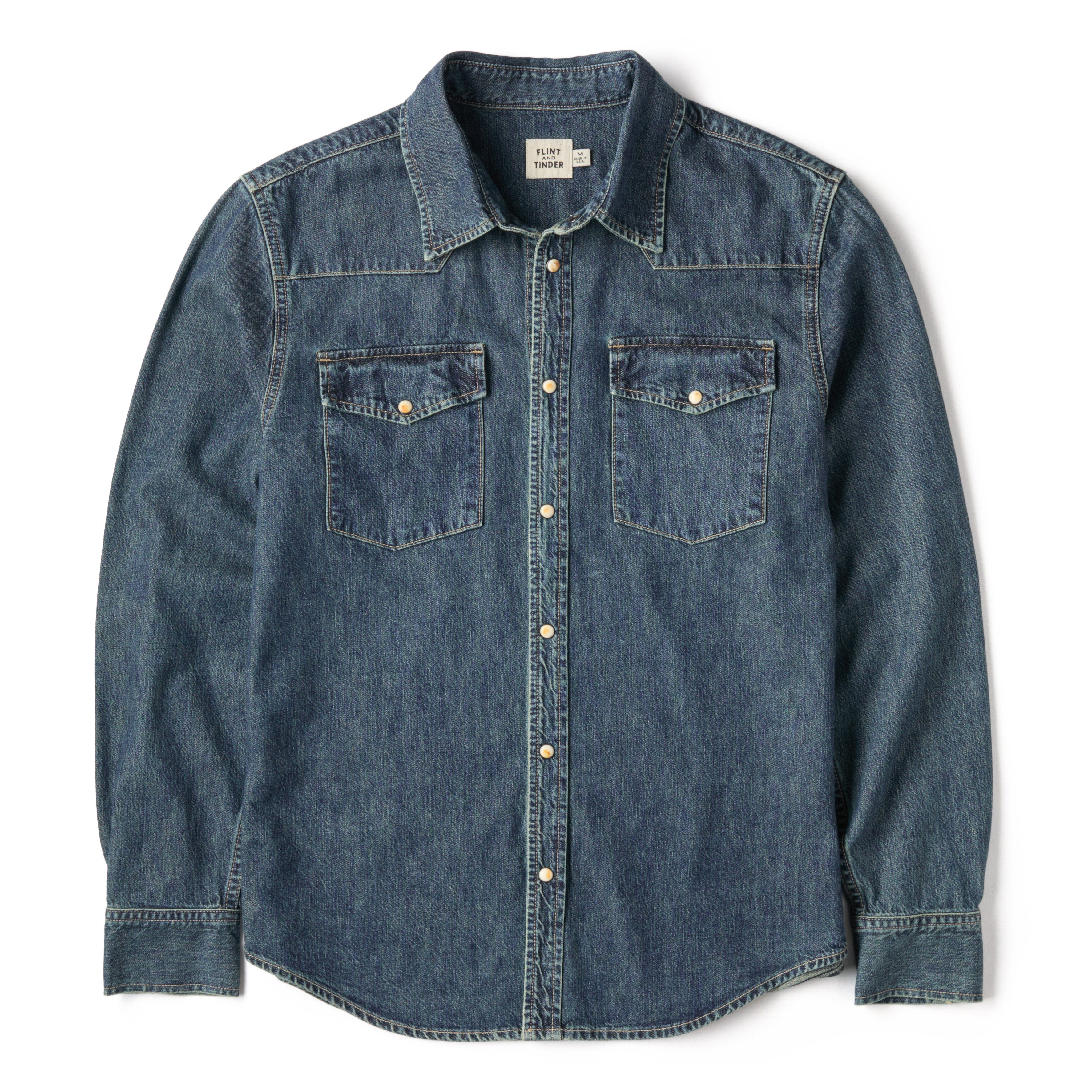 Bone Button Western Shirt