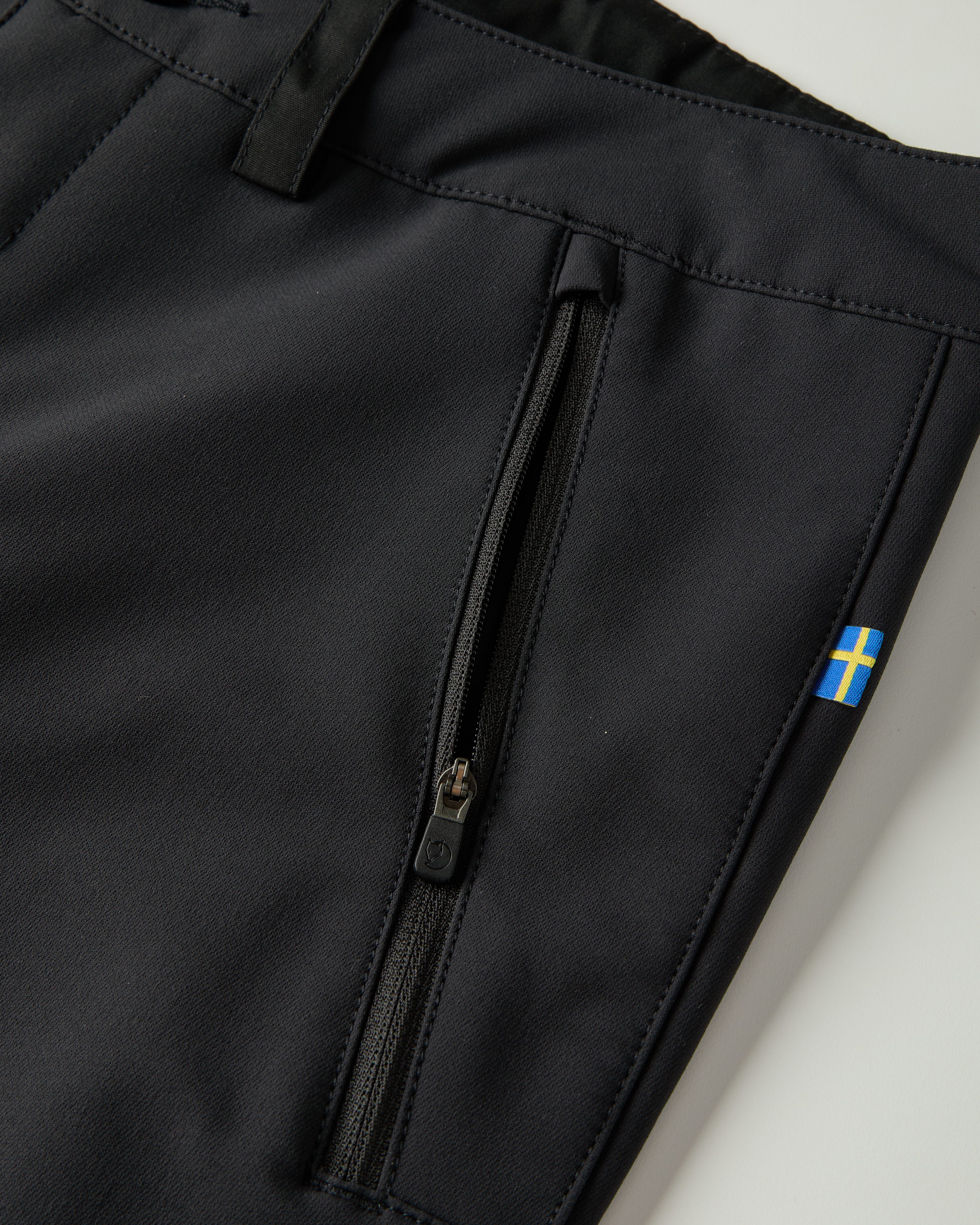 Fjallraven Abisko Stretch Trousers - Black | Active Pants