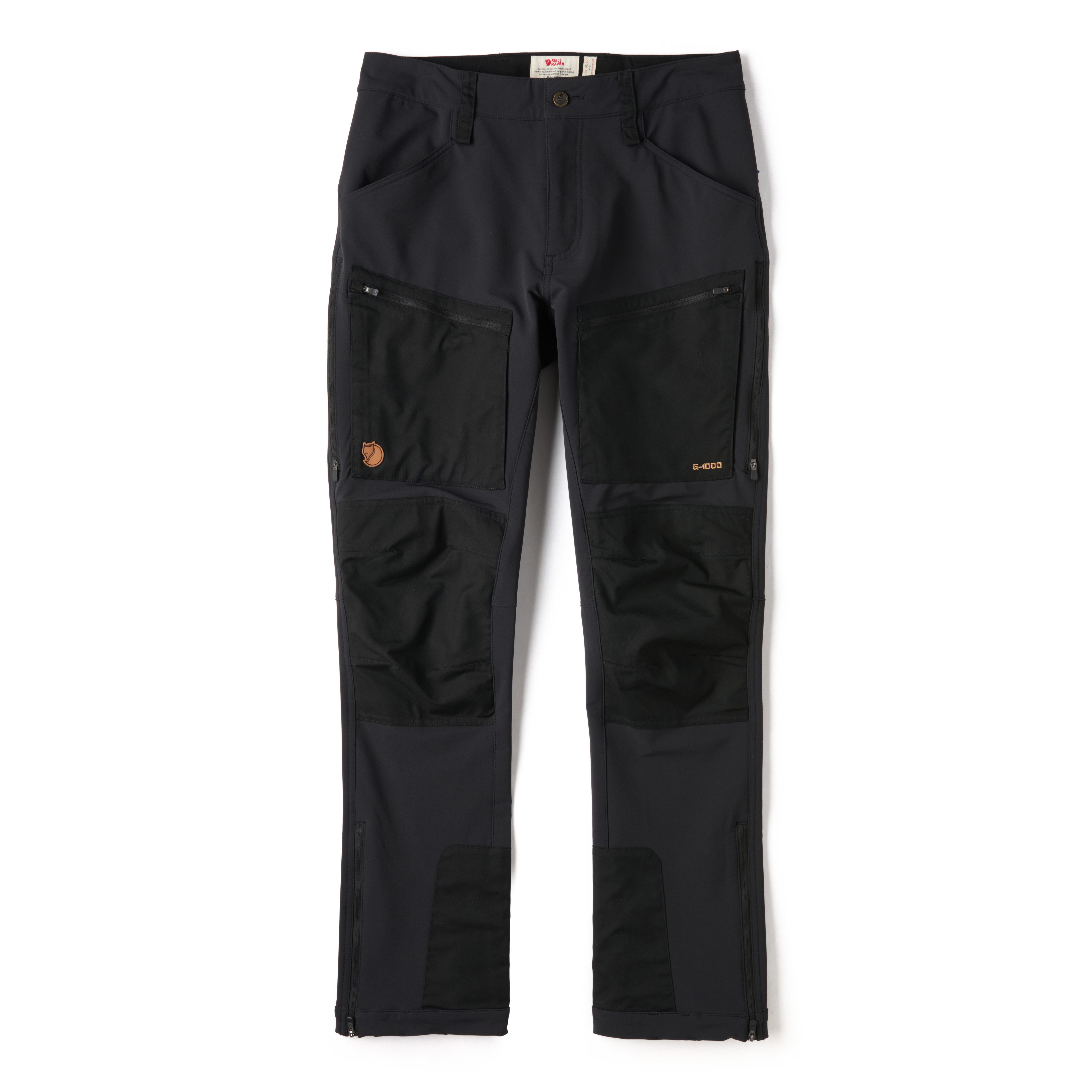 Fjallraven Keb Agile Trousers - Black | Active Pants & Joggers