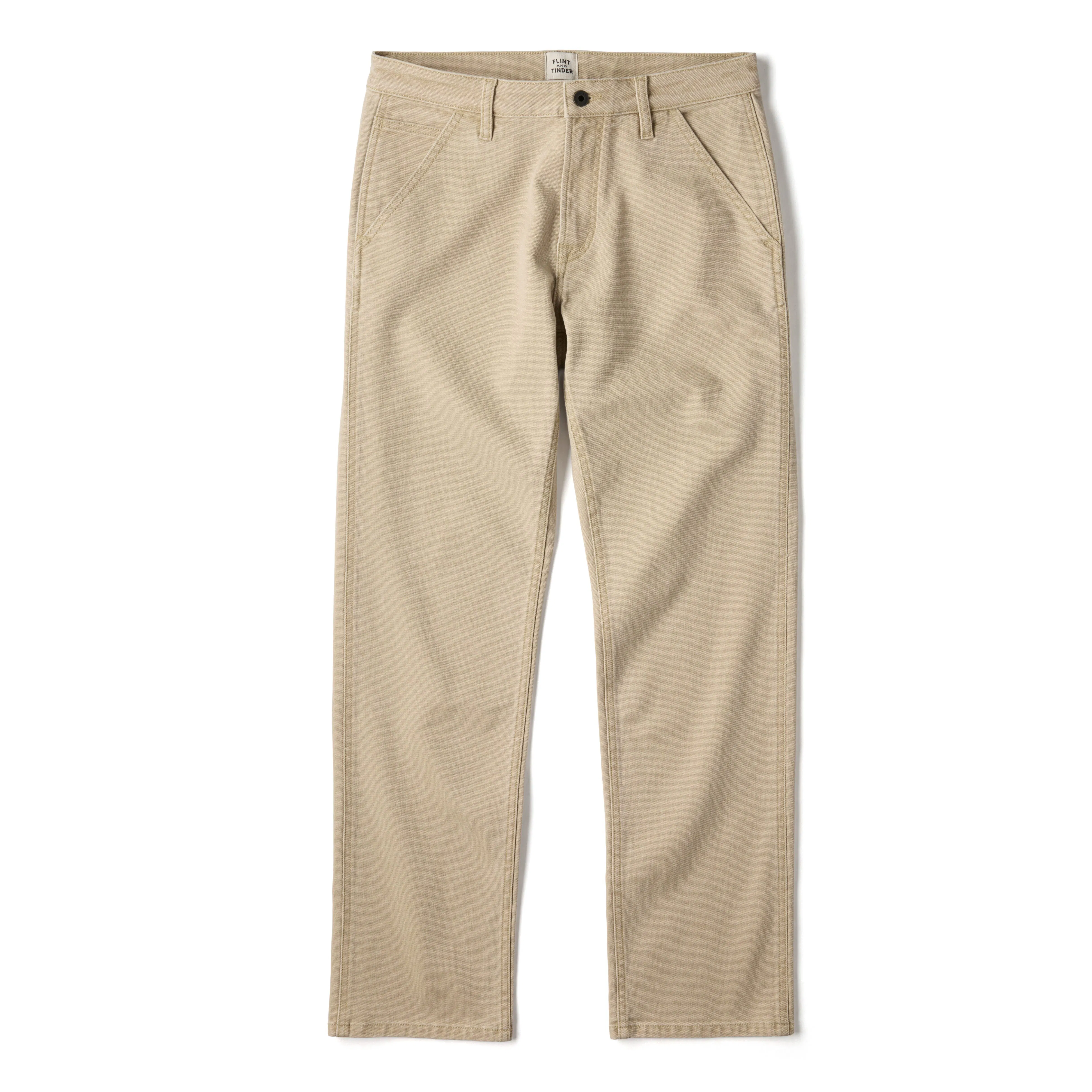 Flint and Tinder Mason Canvas Pant - HB Athletic Straight - Safari
