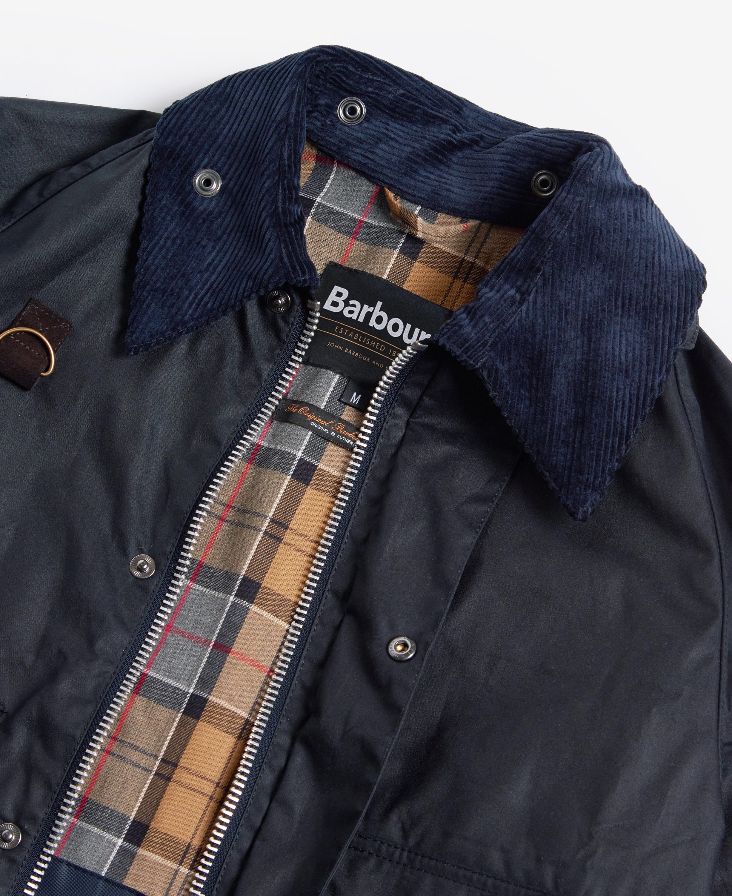 Barbour Spey Jacket - Navy | Waxed Jackets | Huckberry