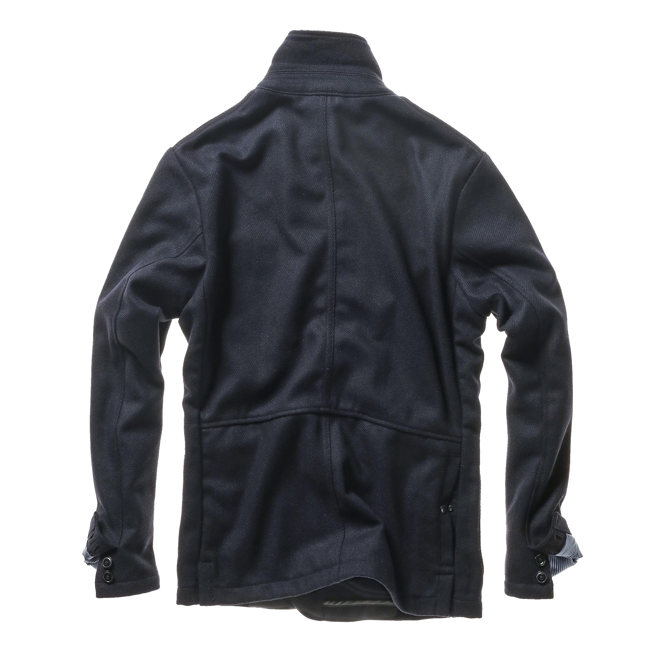 Relwen Heritage Trap Blazer - Dark Navy Whipcord | Blazers | Huckberry