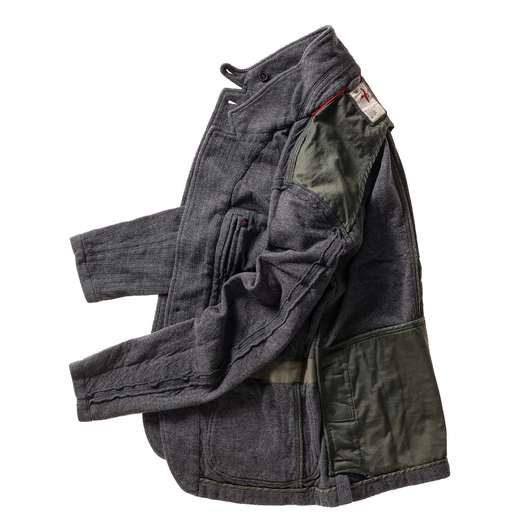 Relwen Sweatshirt Trap Blazer - Dark Grey Heather | Blazers