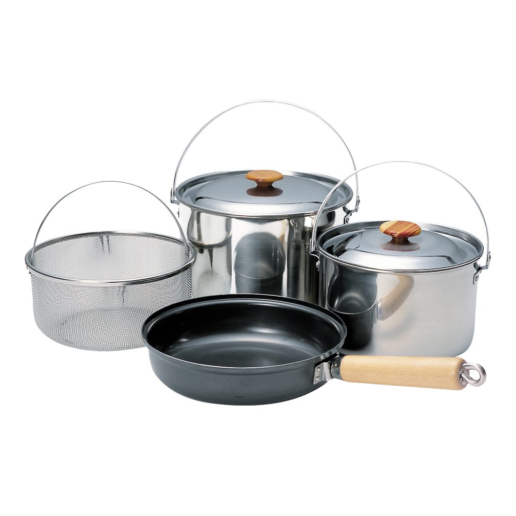 Snow Peak Field Cooker - Pro 3 Set - Stainless Steel