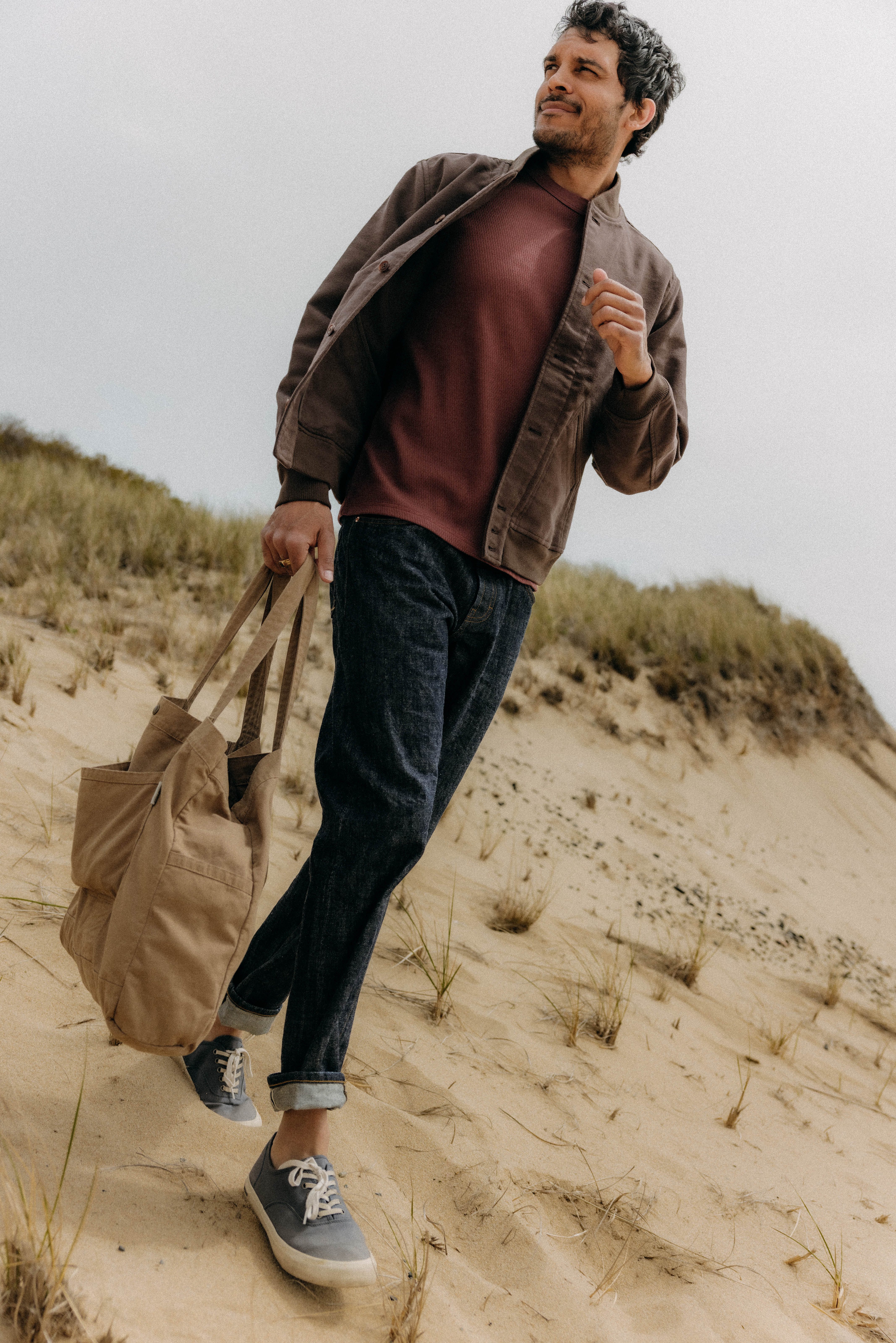 Taylor Stitch The Clark Bomber - Soil Moleskin | Winter Jackets 