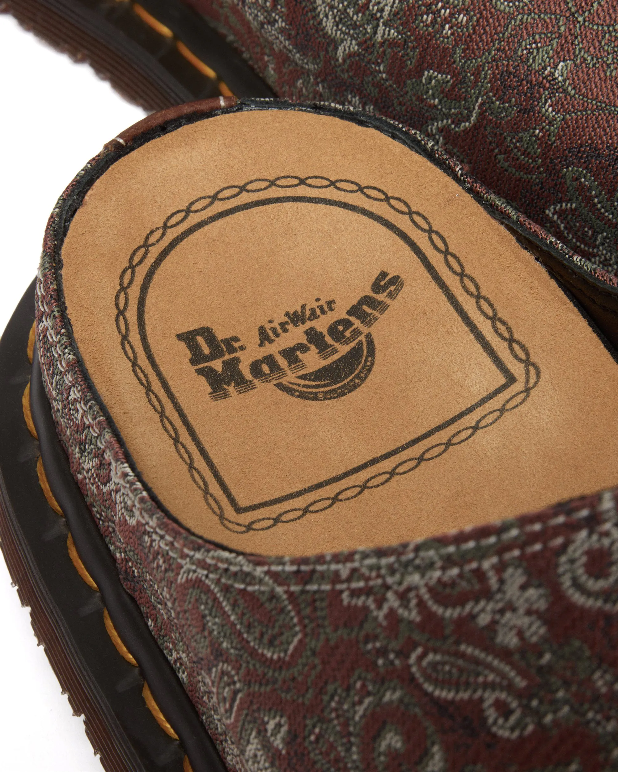 Dr. Martens Paisley Jacquard San Mule - Russet Red Multi  display picture 3