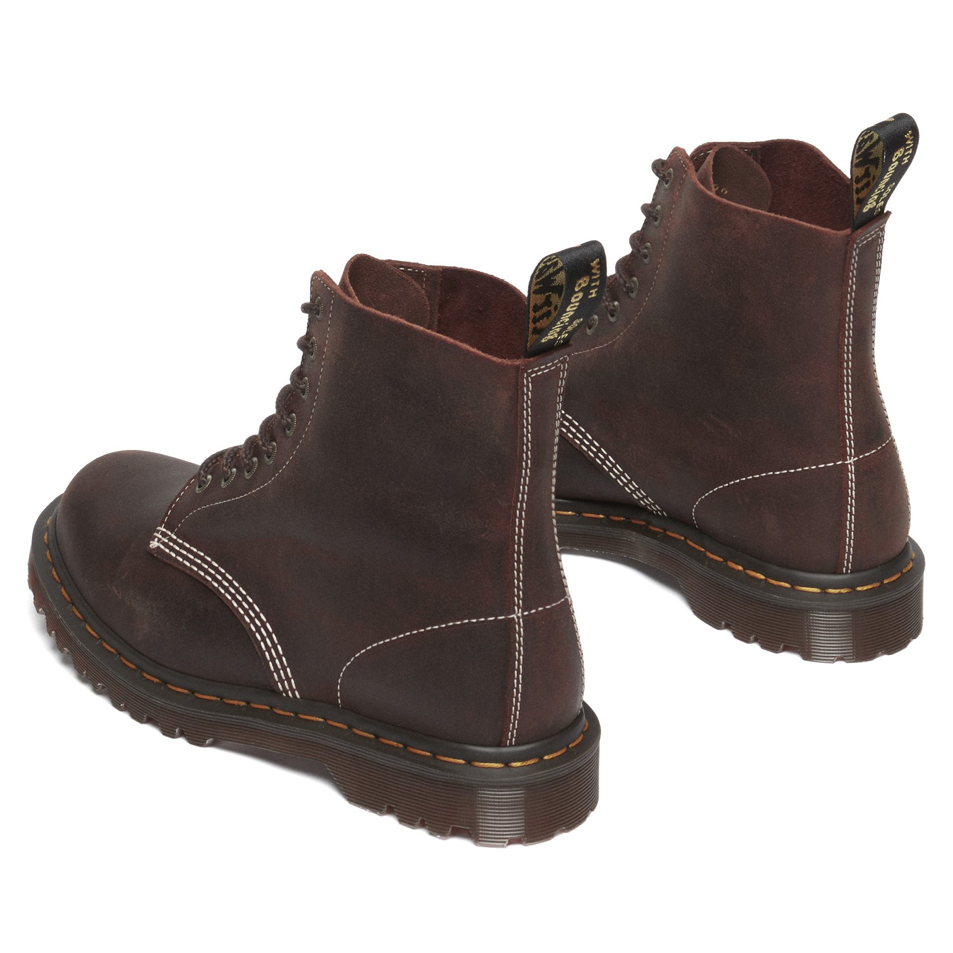 Dr. Martens Waxy Commander 1460 - Rustique Brown | Work Boots