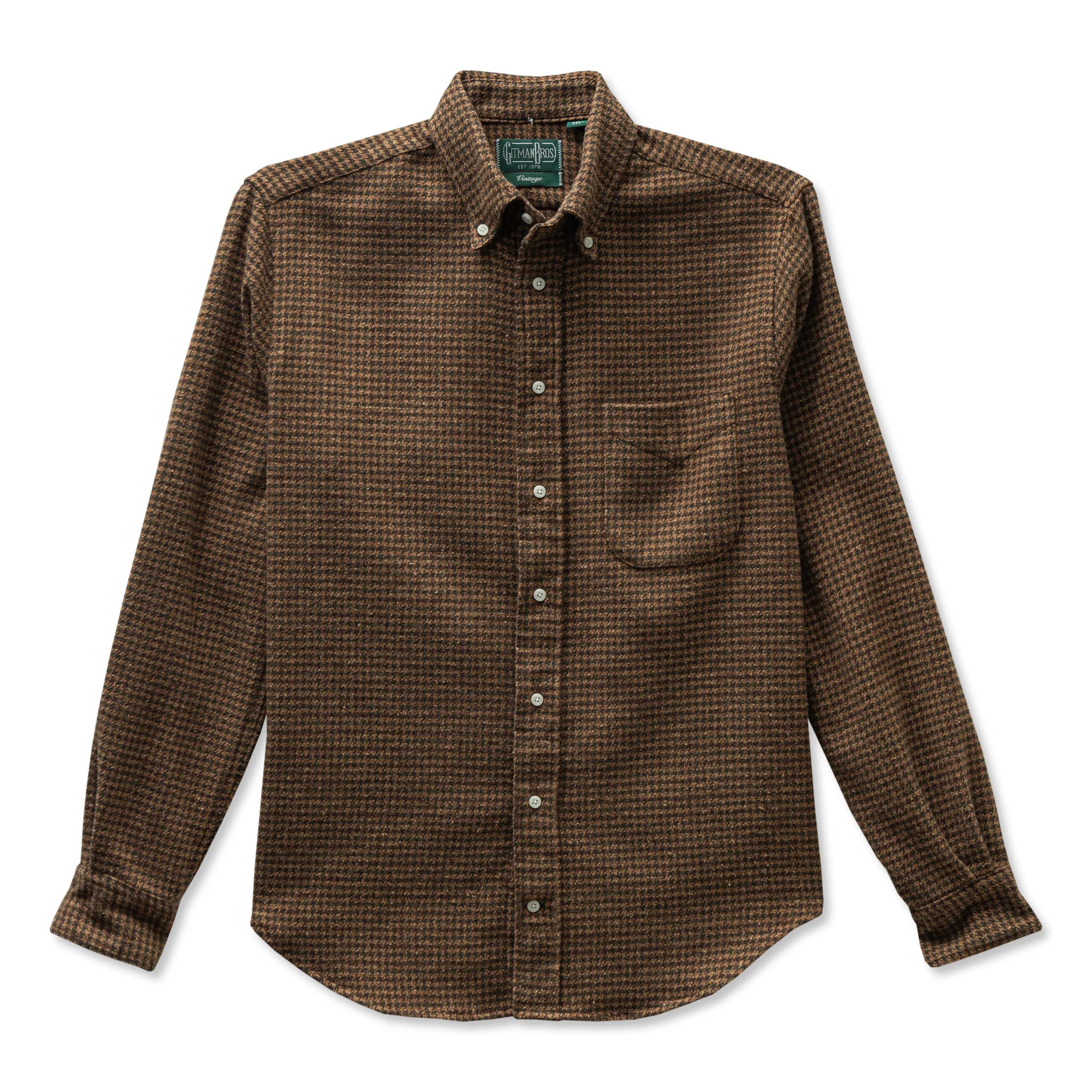Gitman Vintage Classic American Vintage Shirt - Brown Check | Long Sleeve  Shirts | Huckberry
