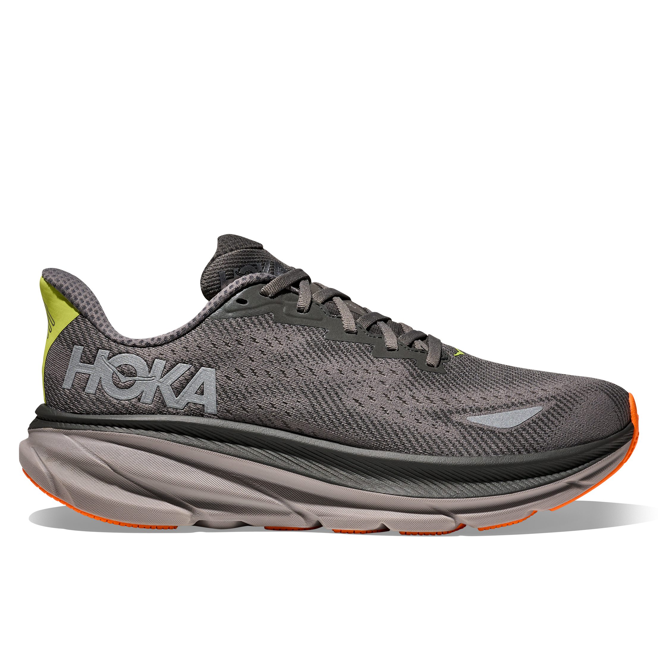 Hoka Clifton 9 GTX Sneaker - Asphalt Grey/Gravel | Trail Sneakers