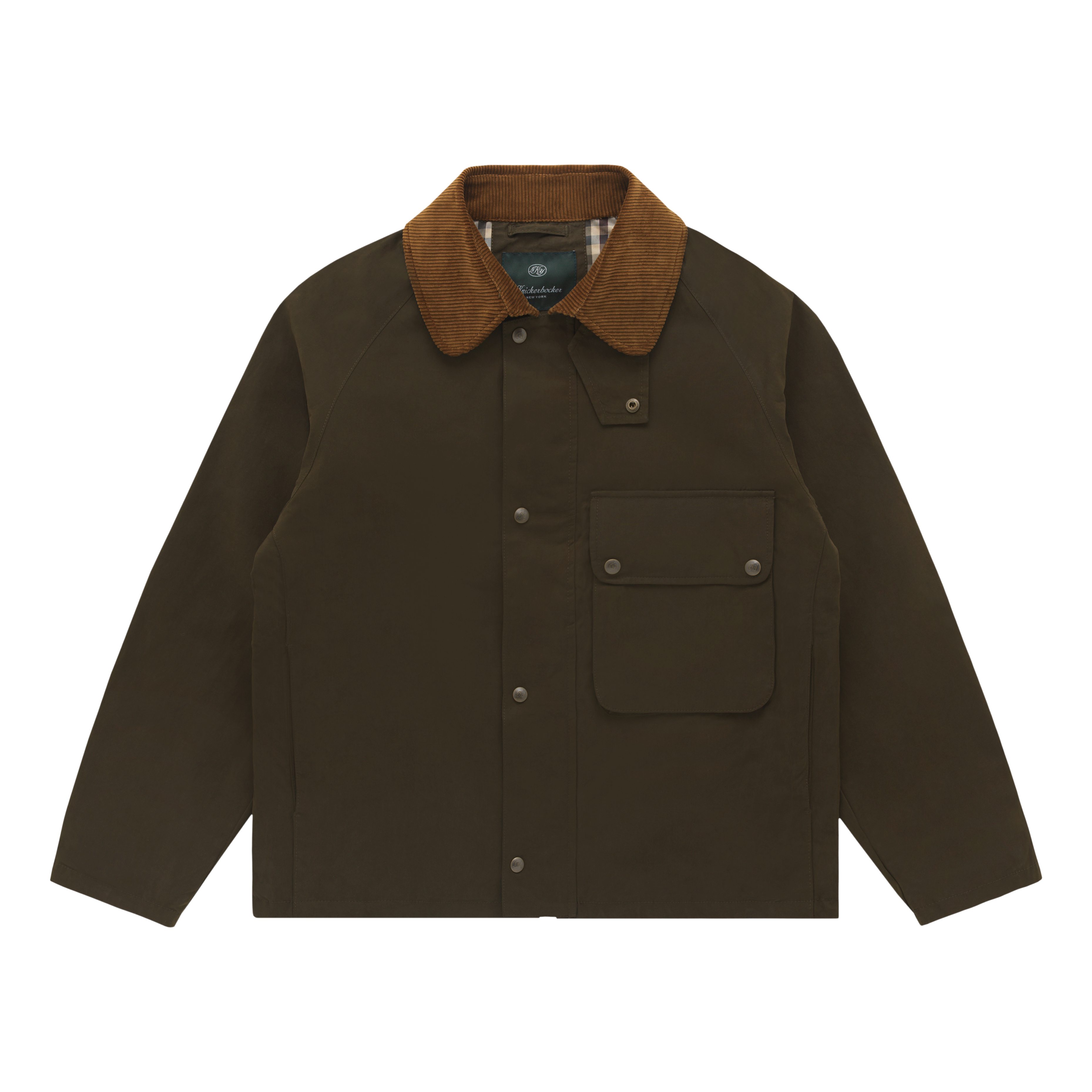 Knickerbocker Bay Waxed Cotton & Nylon Jacket - Olive | Waxed