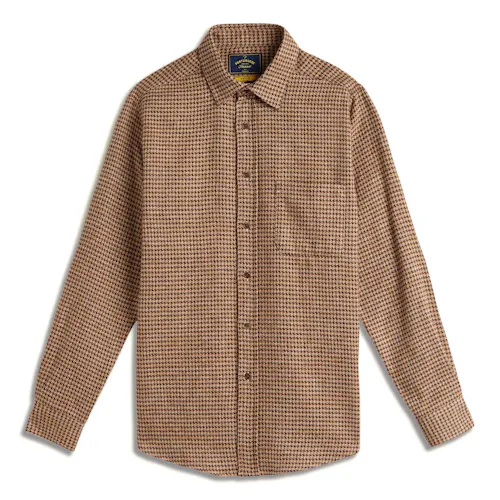 Portuguese Flannel Abstract Pie Poule Flannel Shirt