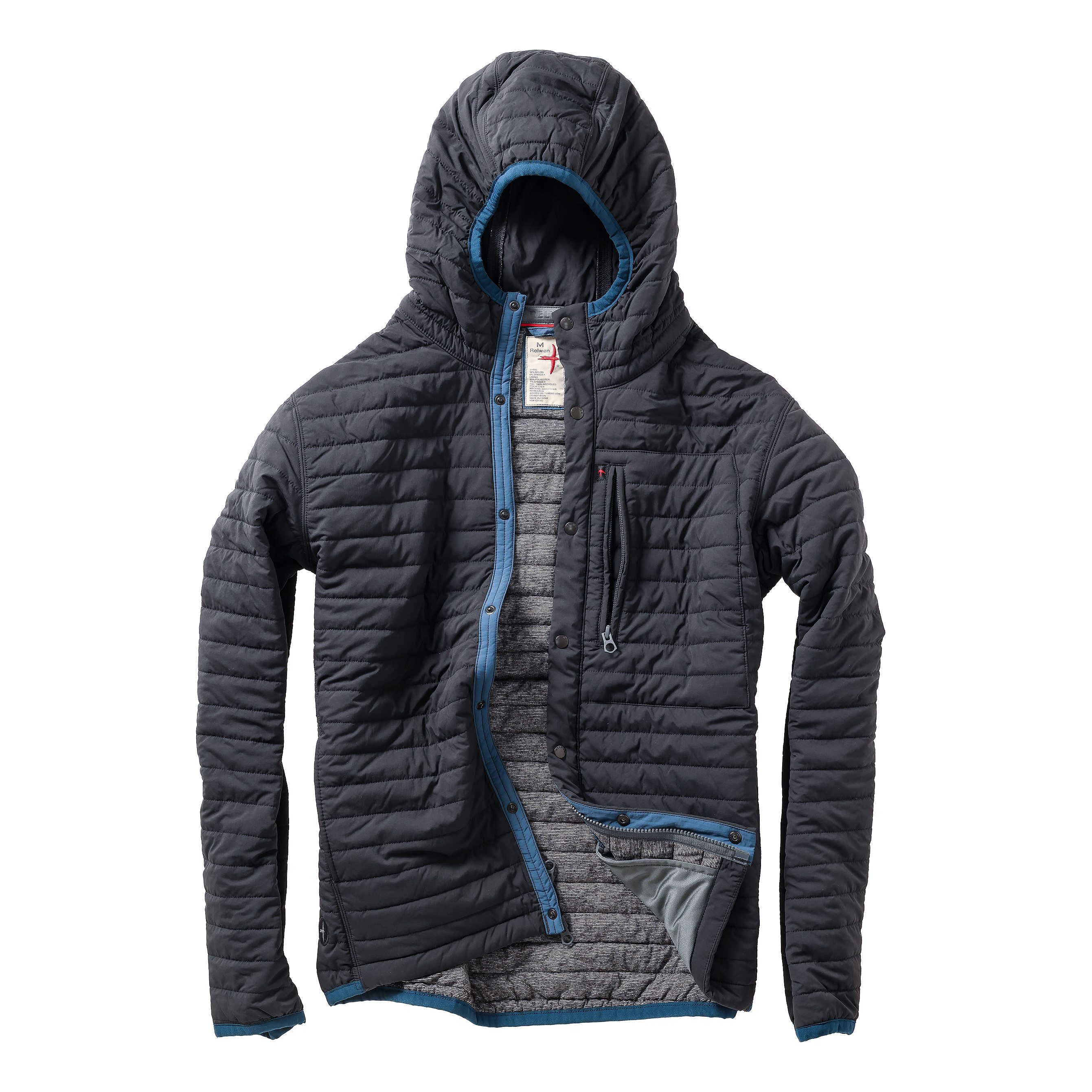 Relwen Windzip Trap Blazer - Midnight | Insulated Jackets | Huckberry