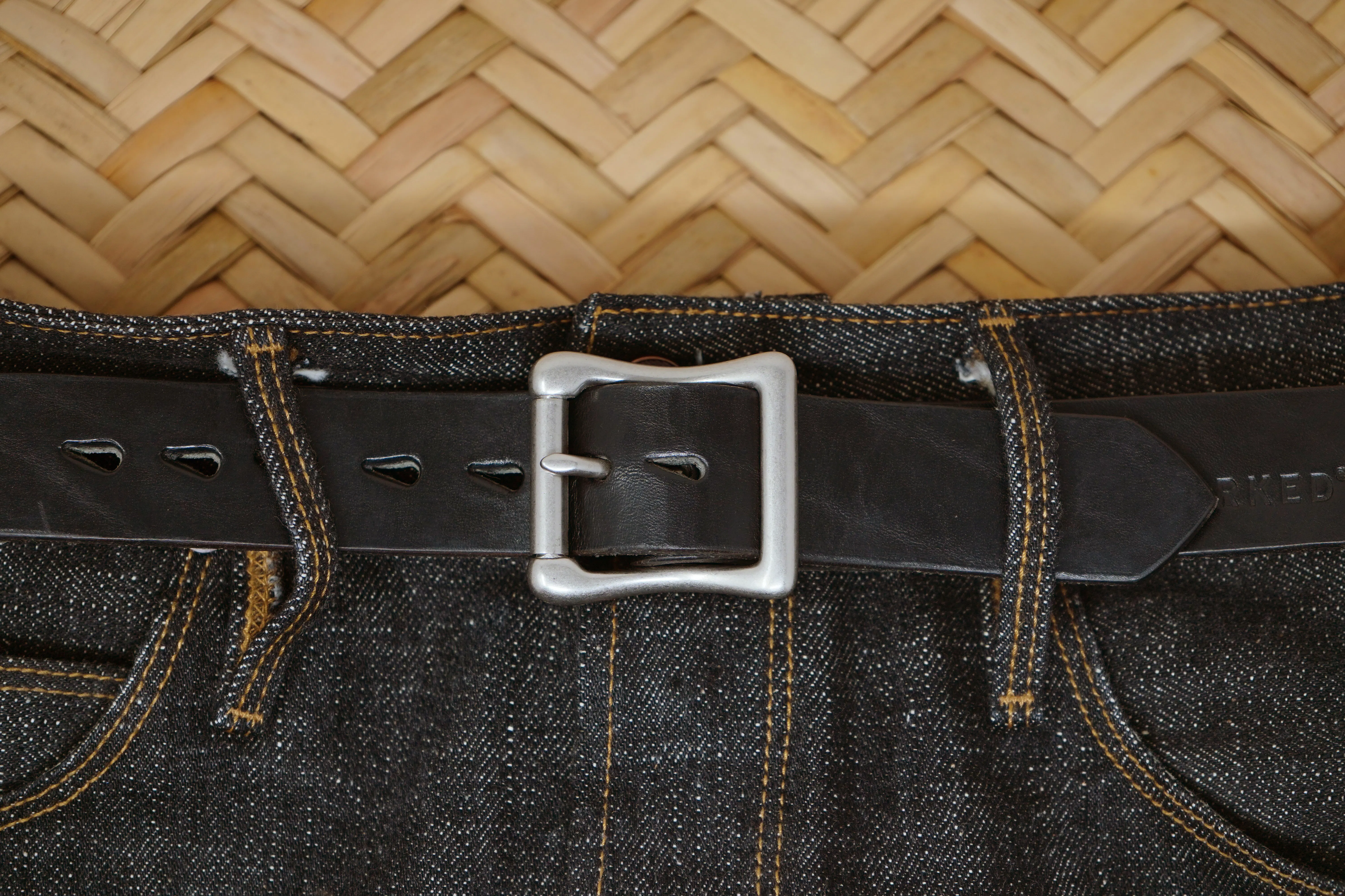 Unmarked 7 Lucky Belt - Black | Casual Belts | Huckberry
