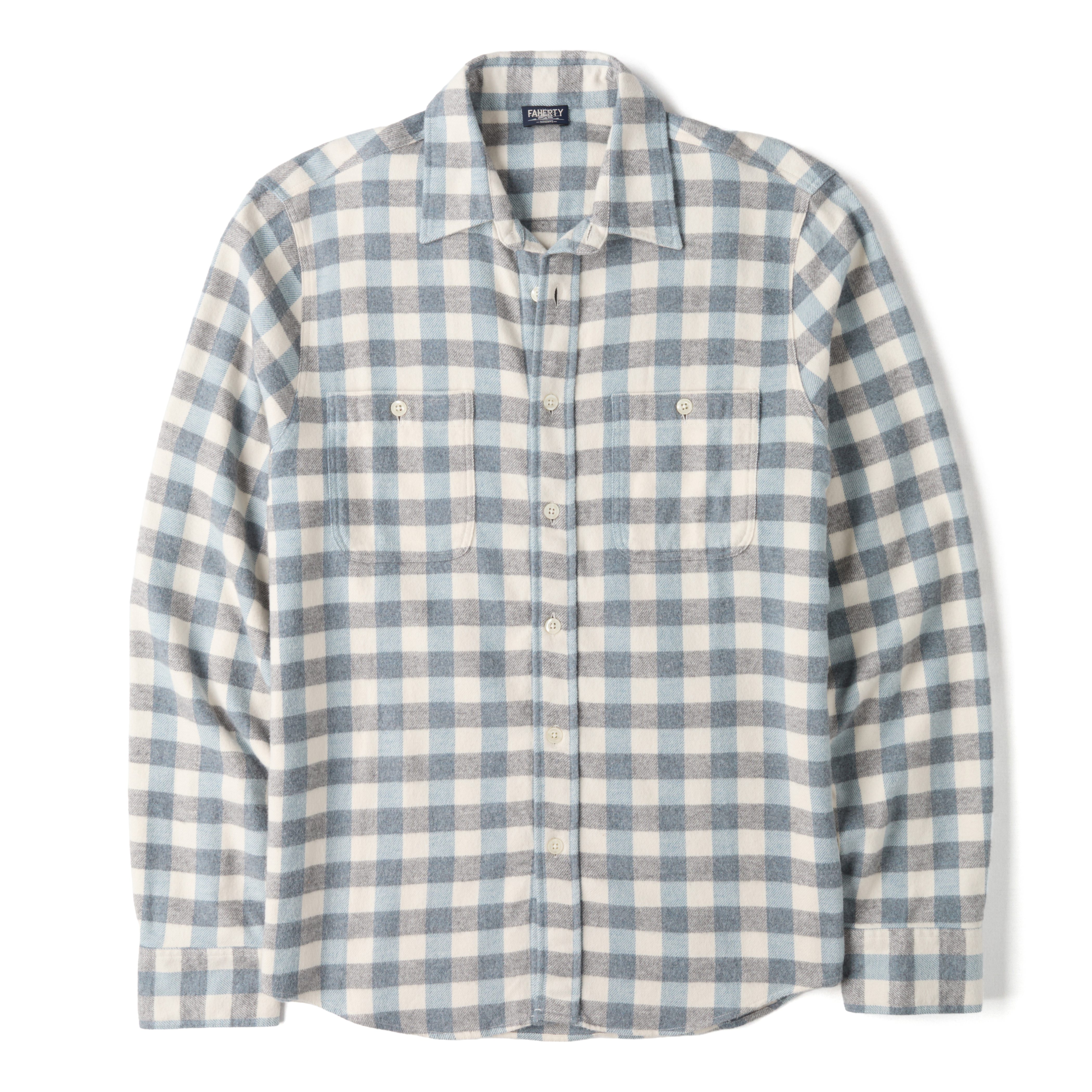 Faherty Brand Heirloom Portuguese Flannel Shirt - Samarra Beach