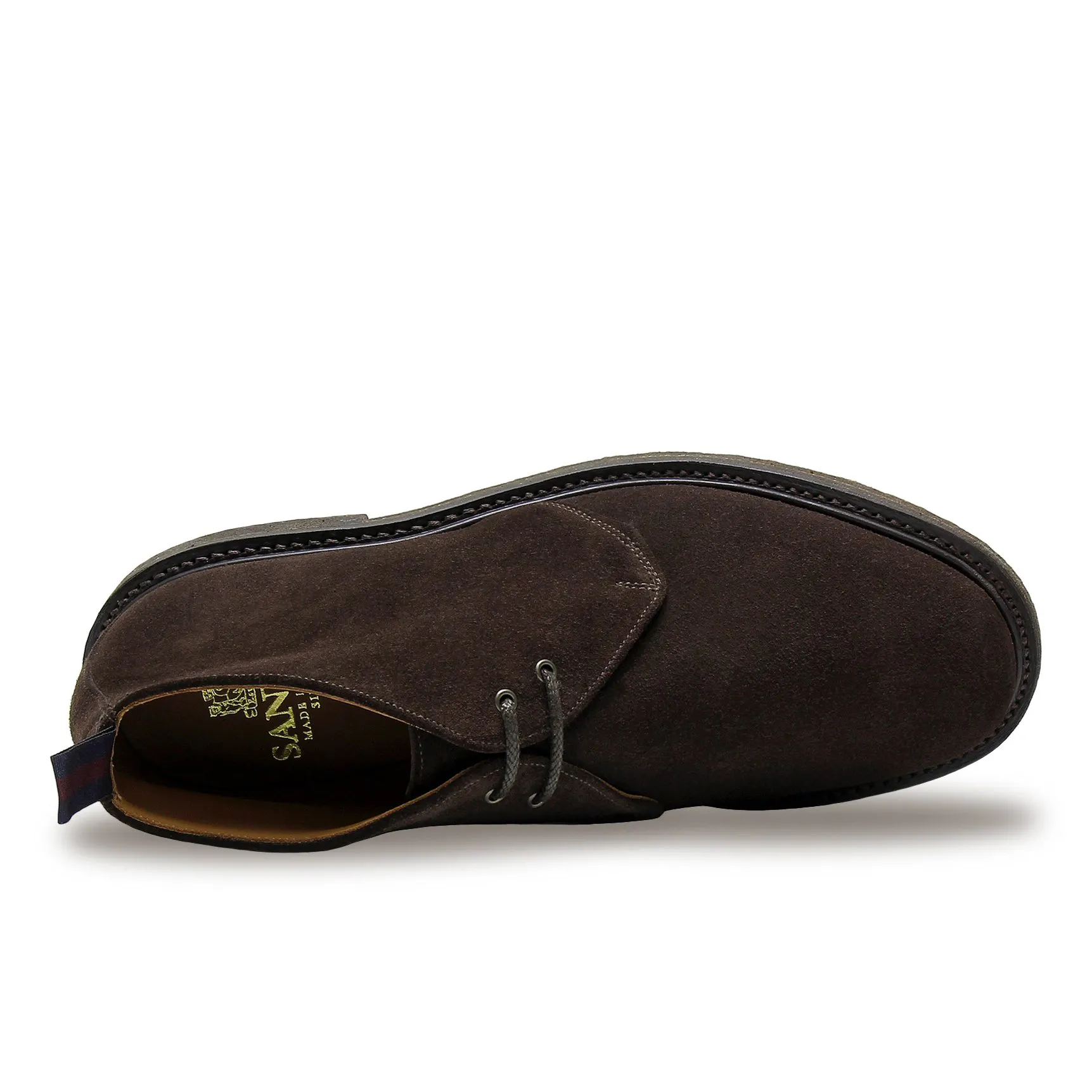 Sanders Harry Suede Chukka Boot - Dark Brown Mocha | Chukka Boots