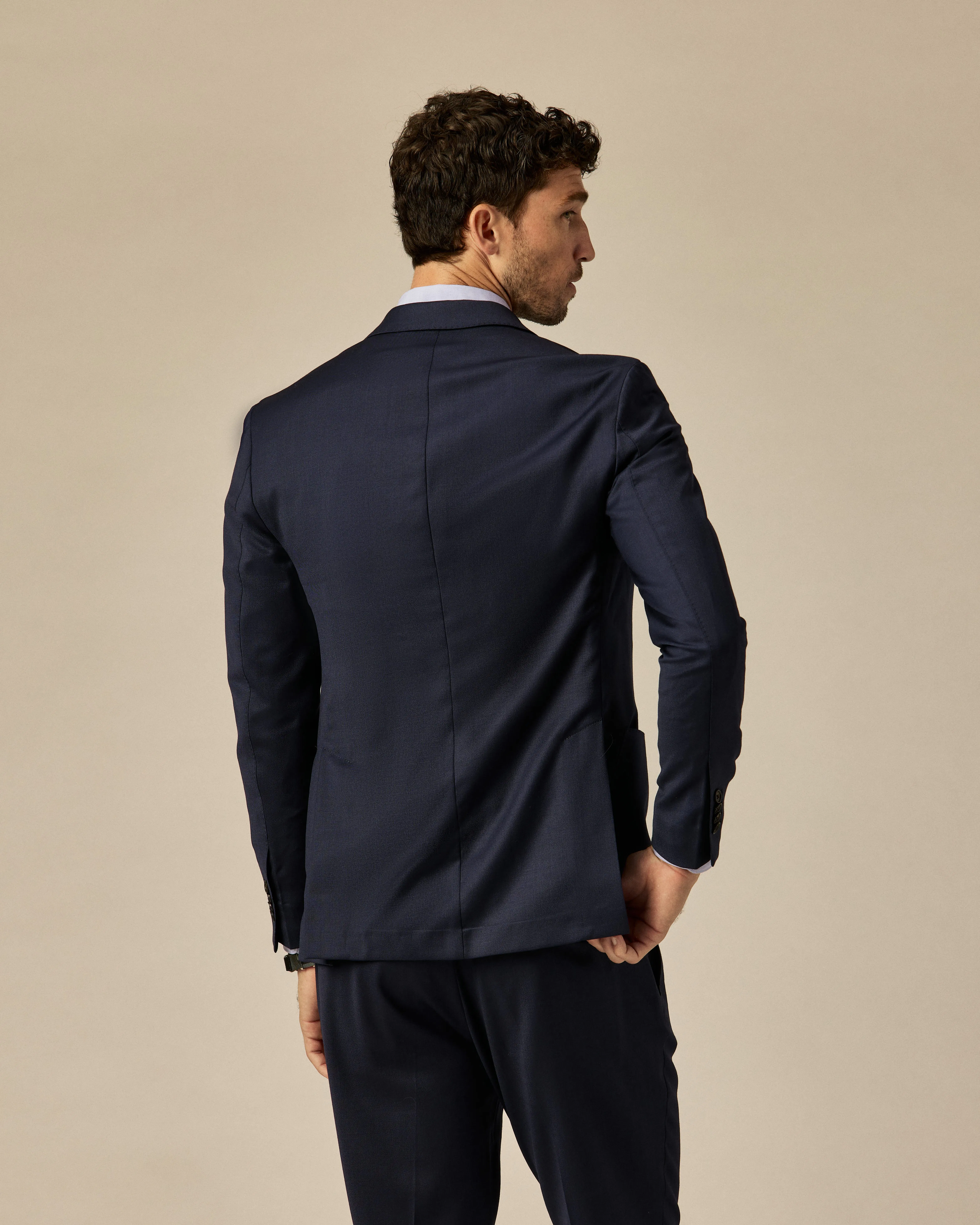 Wills Classic Patch Pocket Suit Jacket - Navy | Blazers | Huckberry