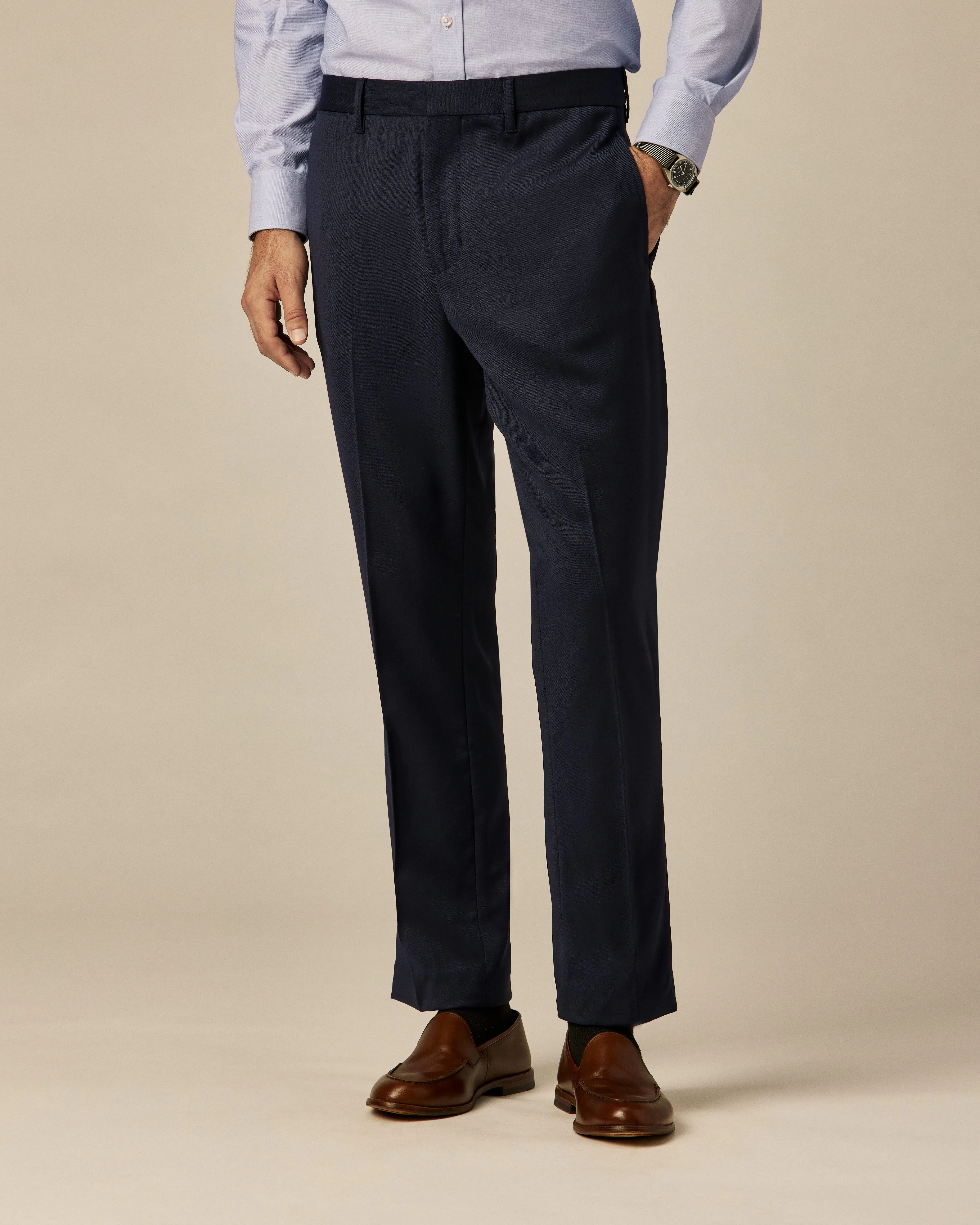Wills Rosedale Trouser - Navy | Dress Pants | Huckberry