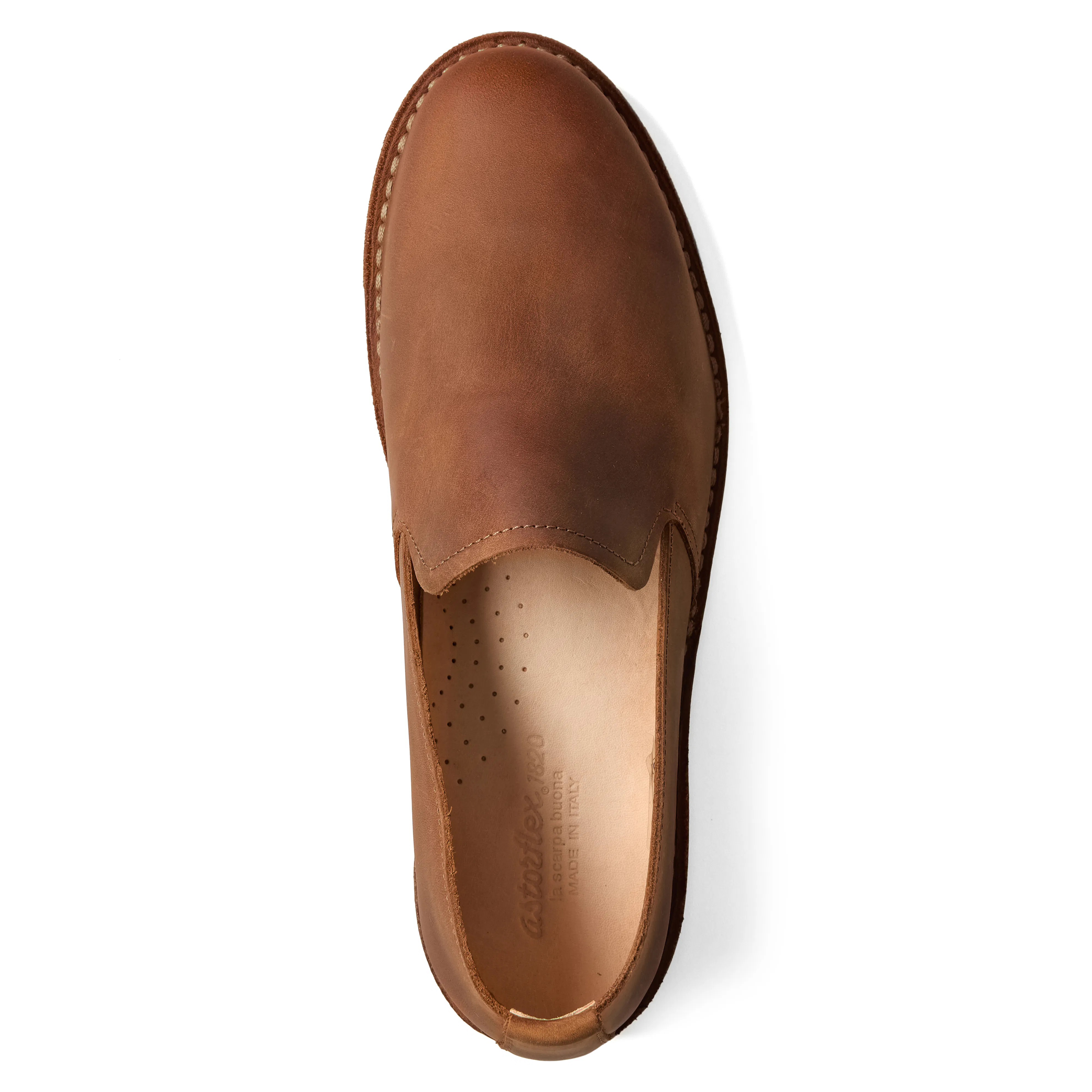 Astorflex Patnoflex Travel Loafer - Dark Chestnut Nubuck 