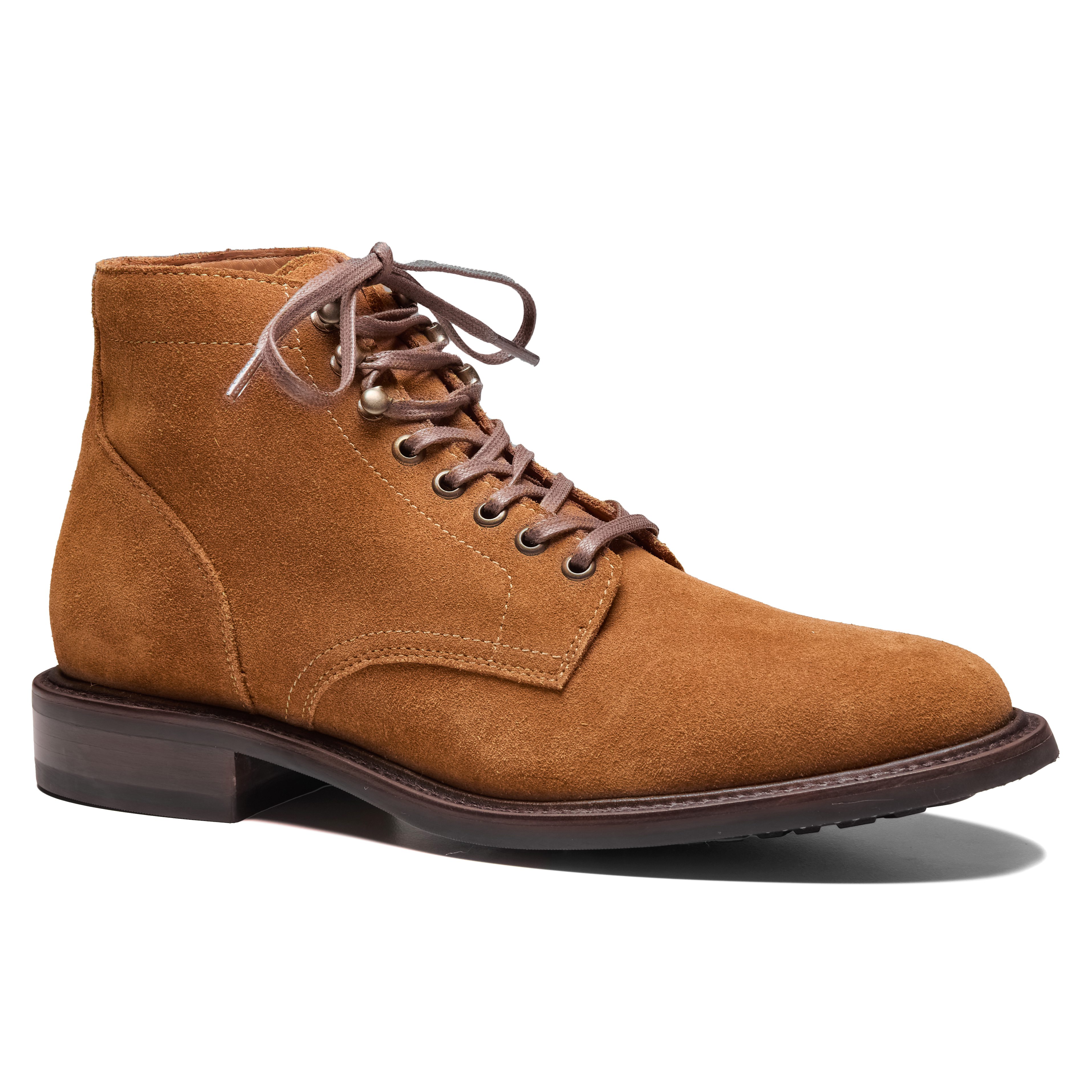 Rhodes Footwear Vibram® 430 Mini Lug Lace Up Boot - Chestnut Suede