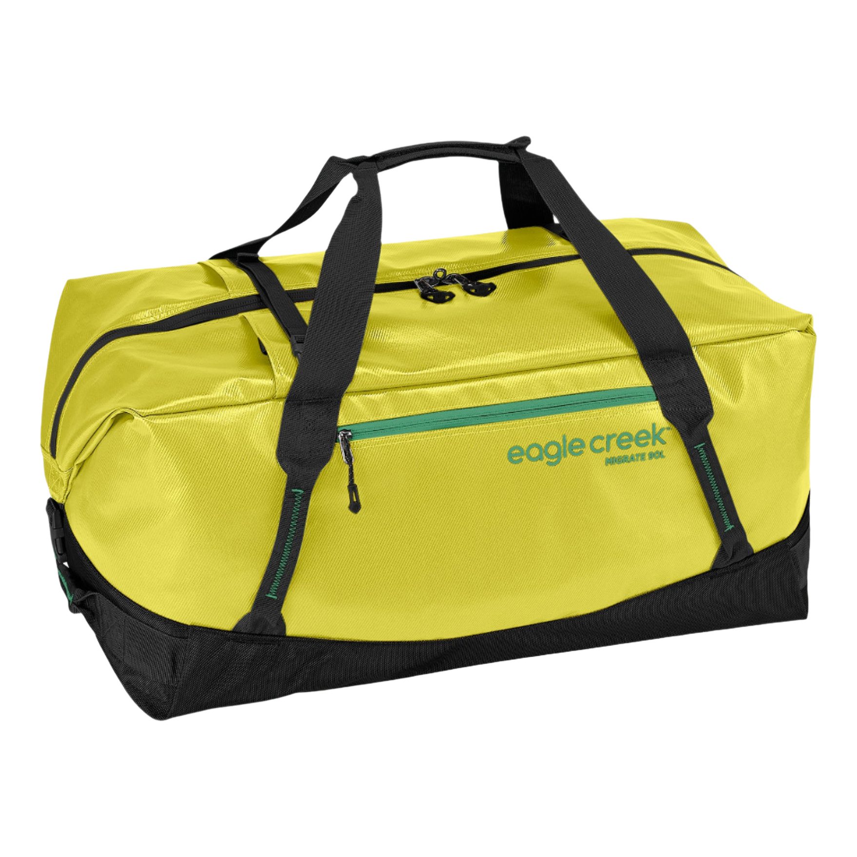 イクウェル　English3 Eagle Creek Migrate Duffel 90L - Electric Yellow | Duffel Bags