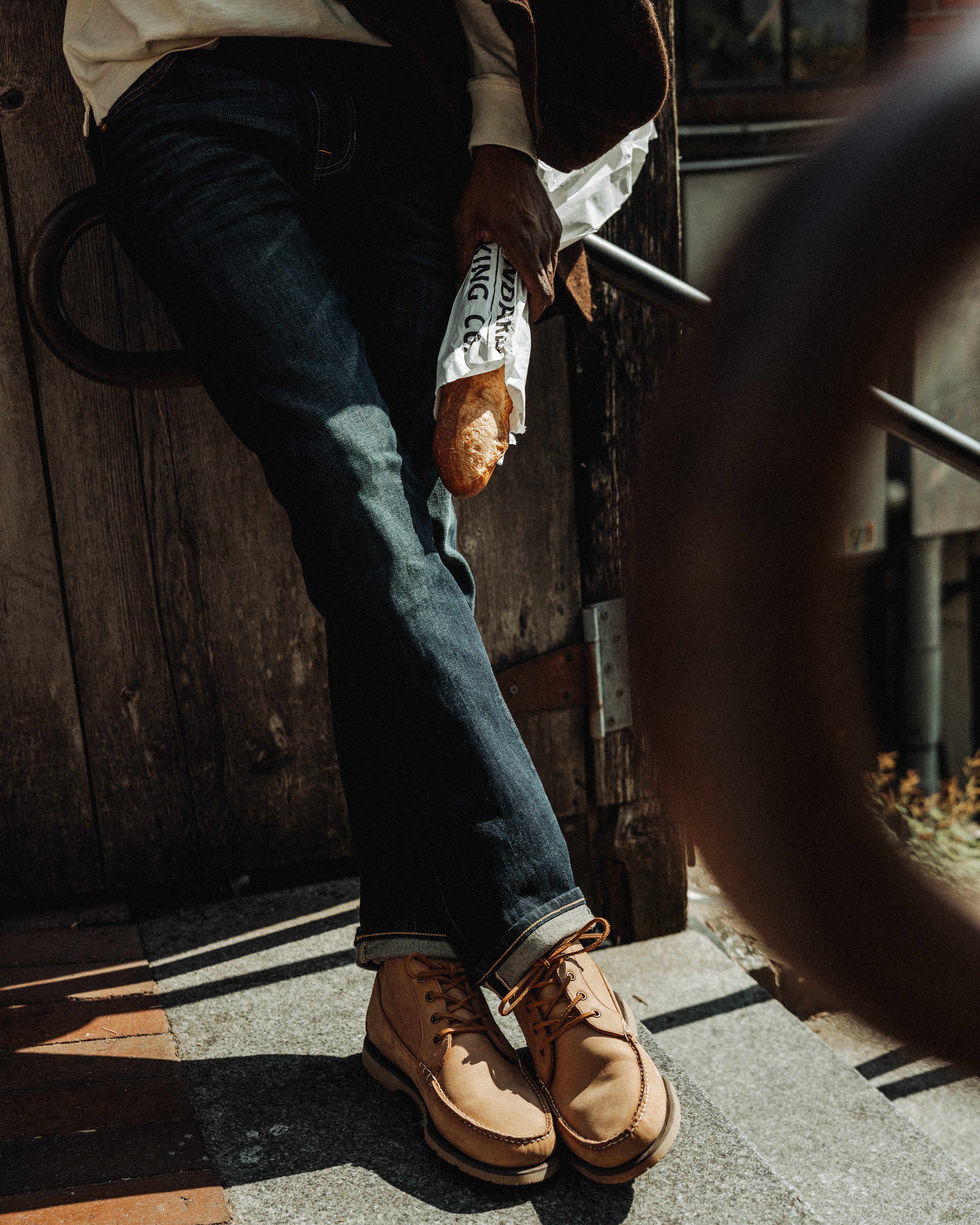 Flint and Tinder Stretch Selvedge Denim - HB Straight - Dark Wash