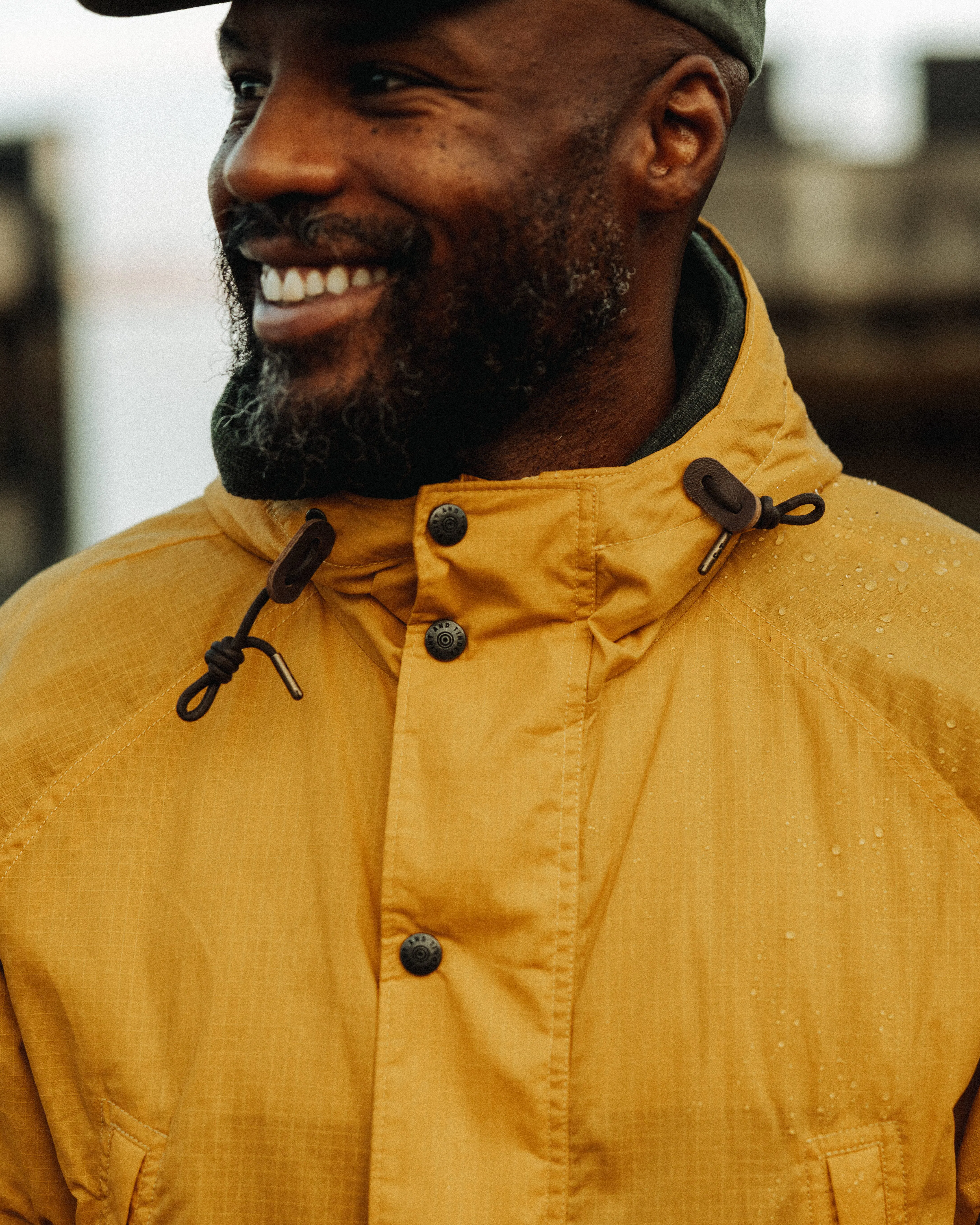 Jackman ミリタリーフィールド ハンティングジャケット マウンテンパーカー Flint and Tinder Waxed Parka - Yellow | Waxed Jackets | Huckberry