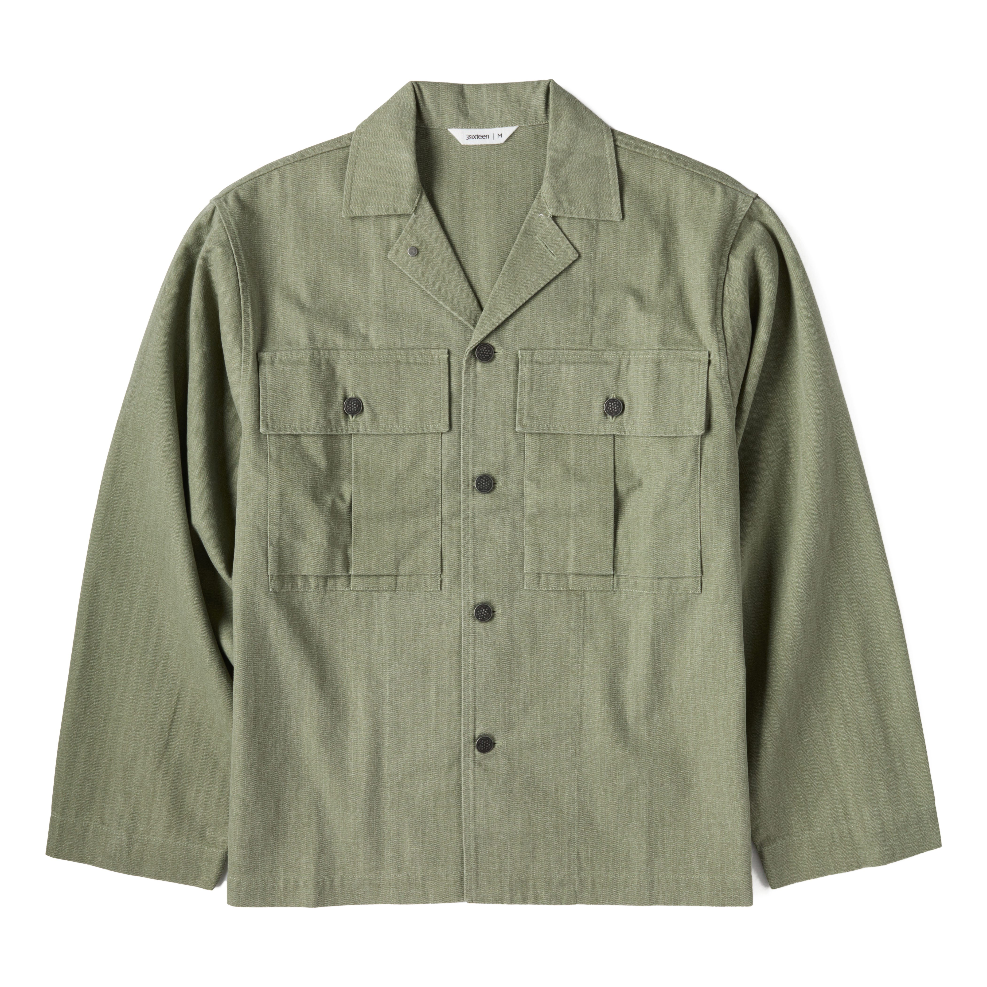 3sixteen M-43 Overshirt - Olive | Shirt Jackets | Huckberry
