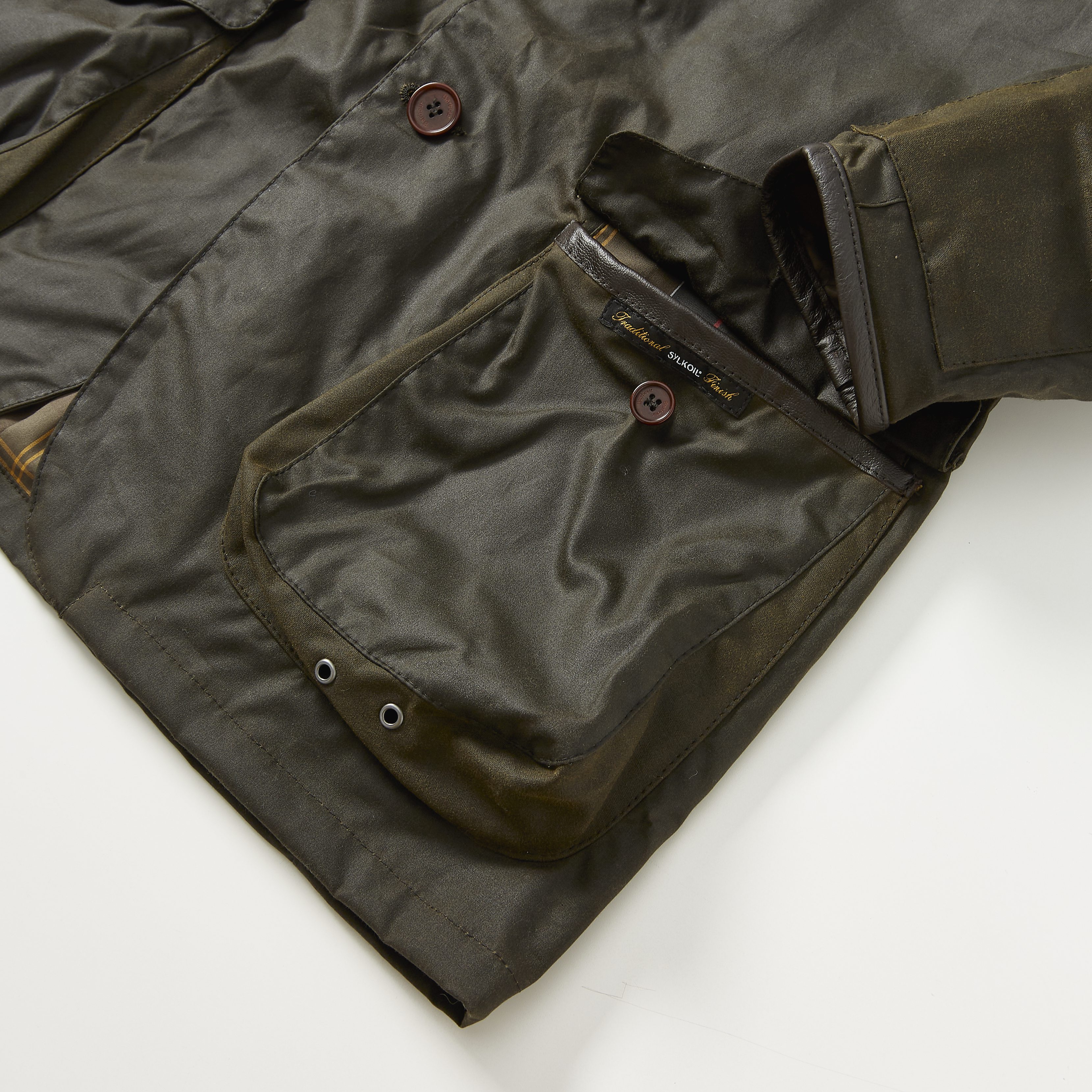 Barbour Beacon Waxed Blazer Jacket - Olive | Waxed Jackets