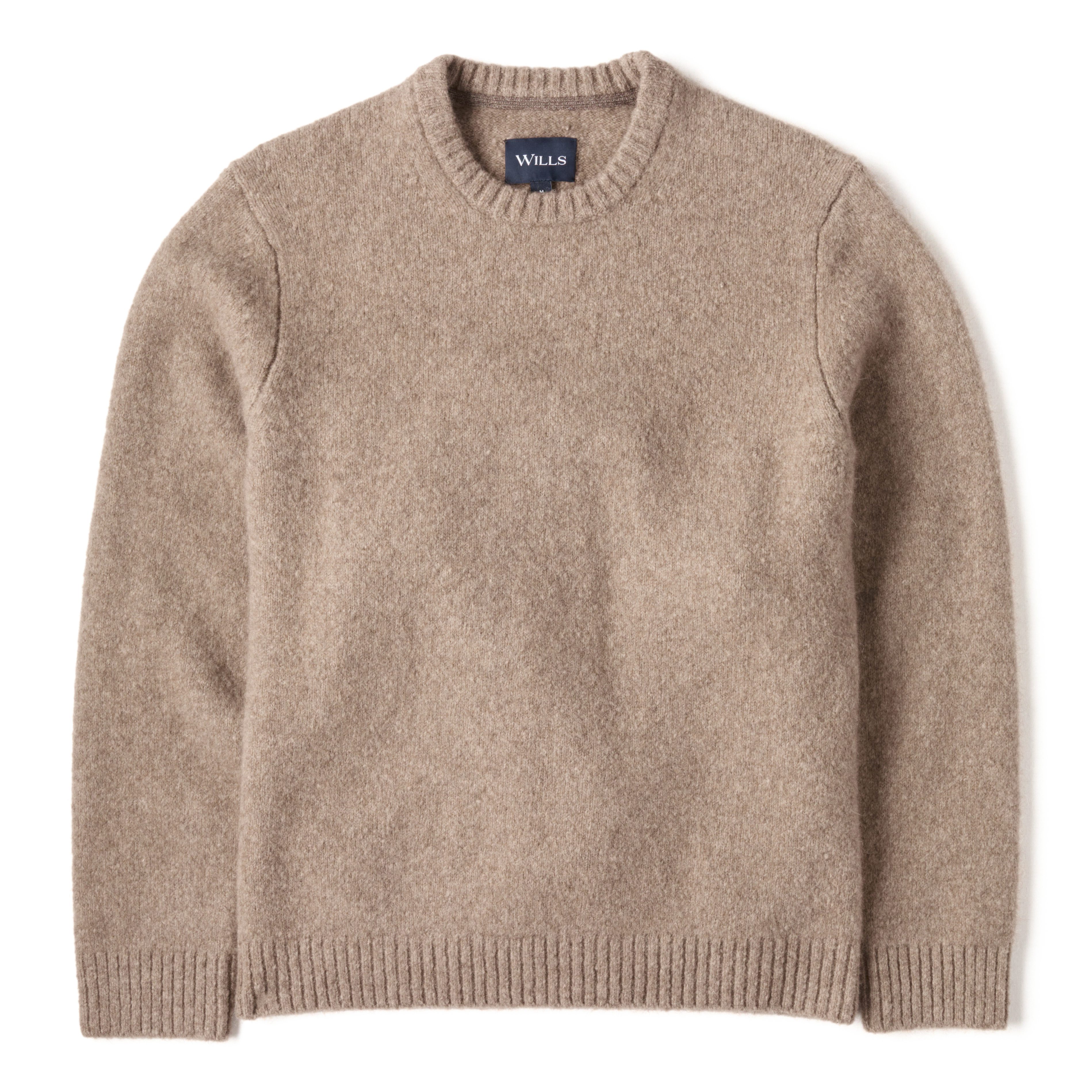 Wills YakWool Crewneck Sweater - Brown | Crew Neck Sweaters