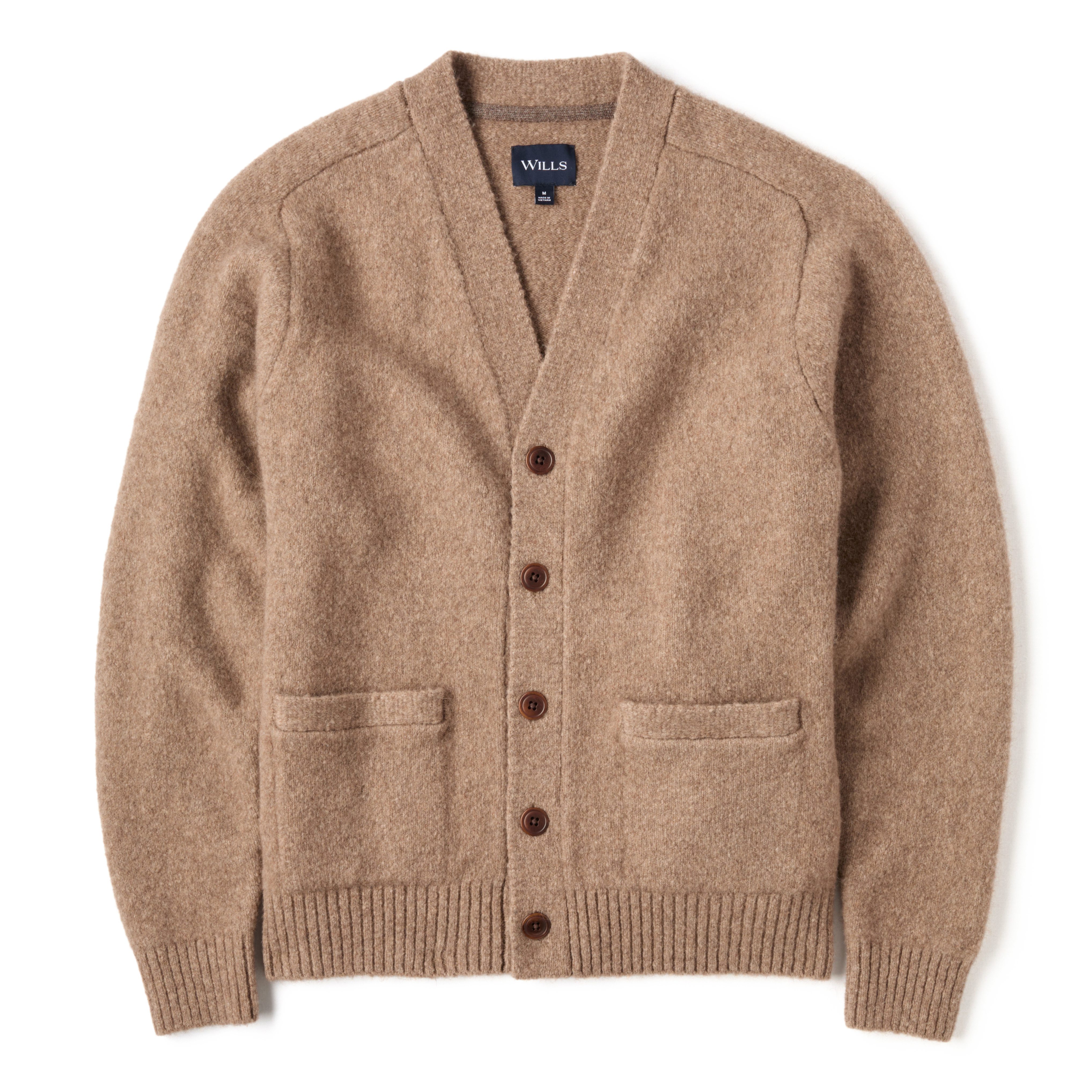 Wills YakWool Cardigan Sweater - Brown | Cardigan Sweaters | Huckberry