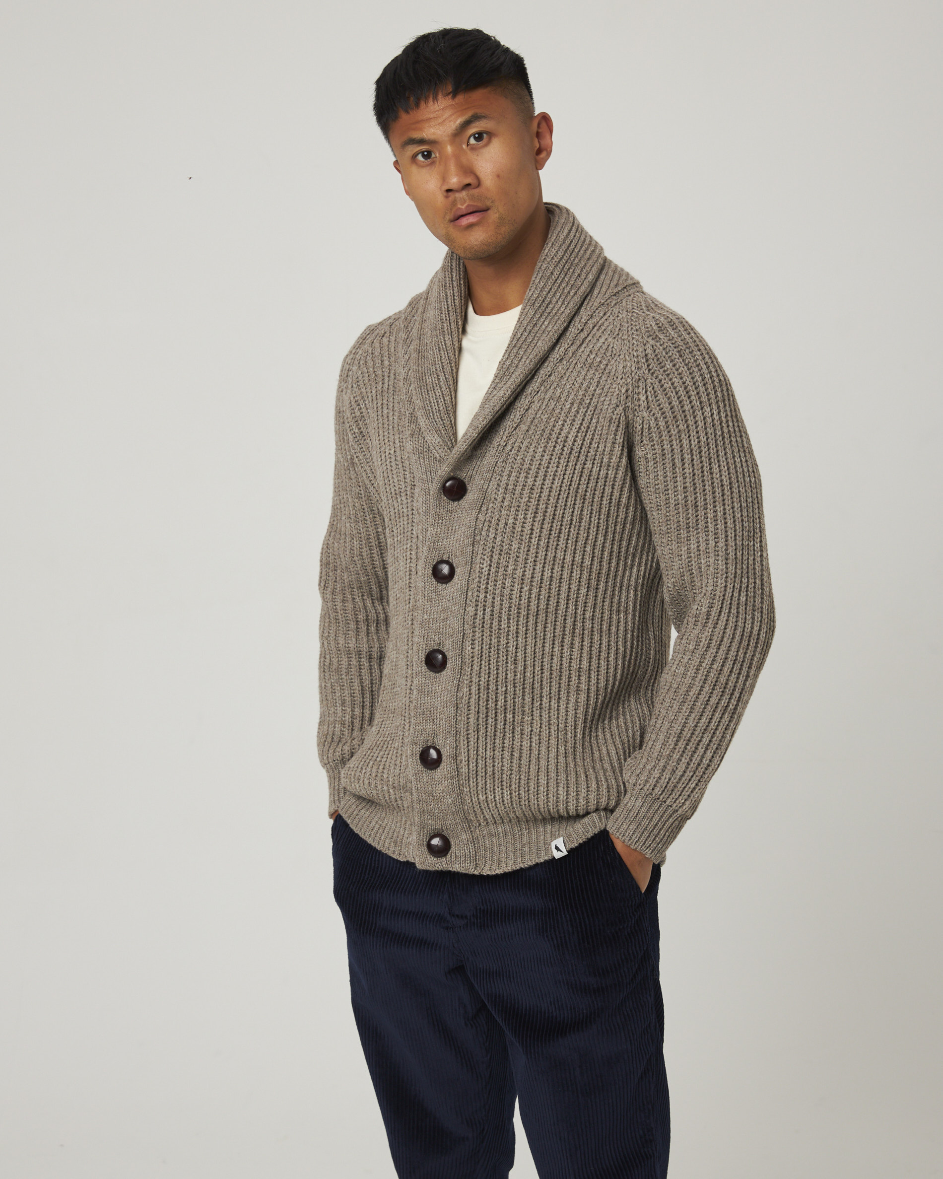 Peregrine Wilkinson Cardigan - Oak | Cardigan Sweaters | Huckberry