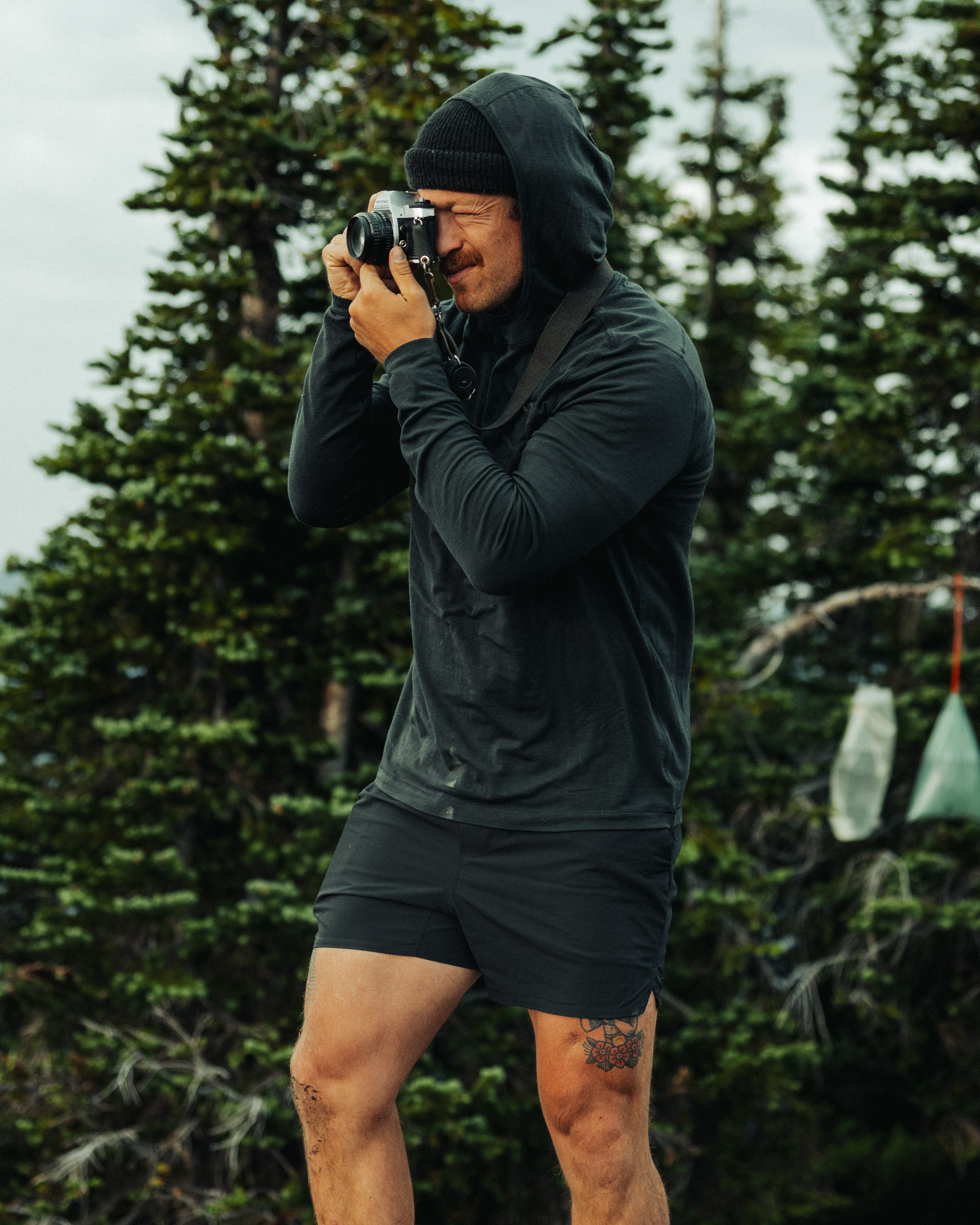 Proof 72-Hour Merino UPF Hoodie - Charcoal Heather | Pullover