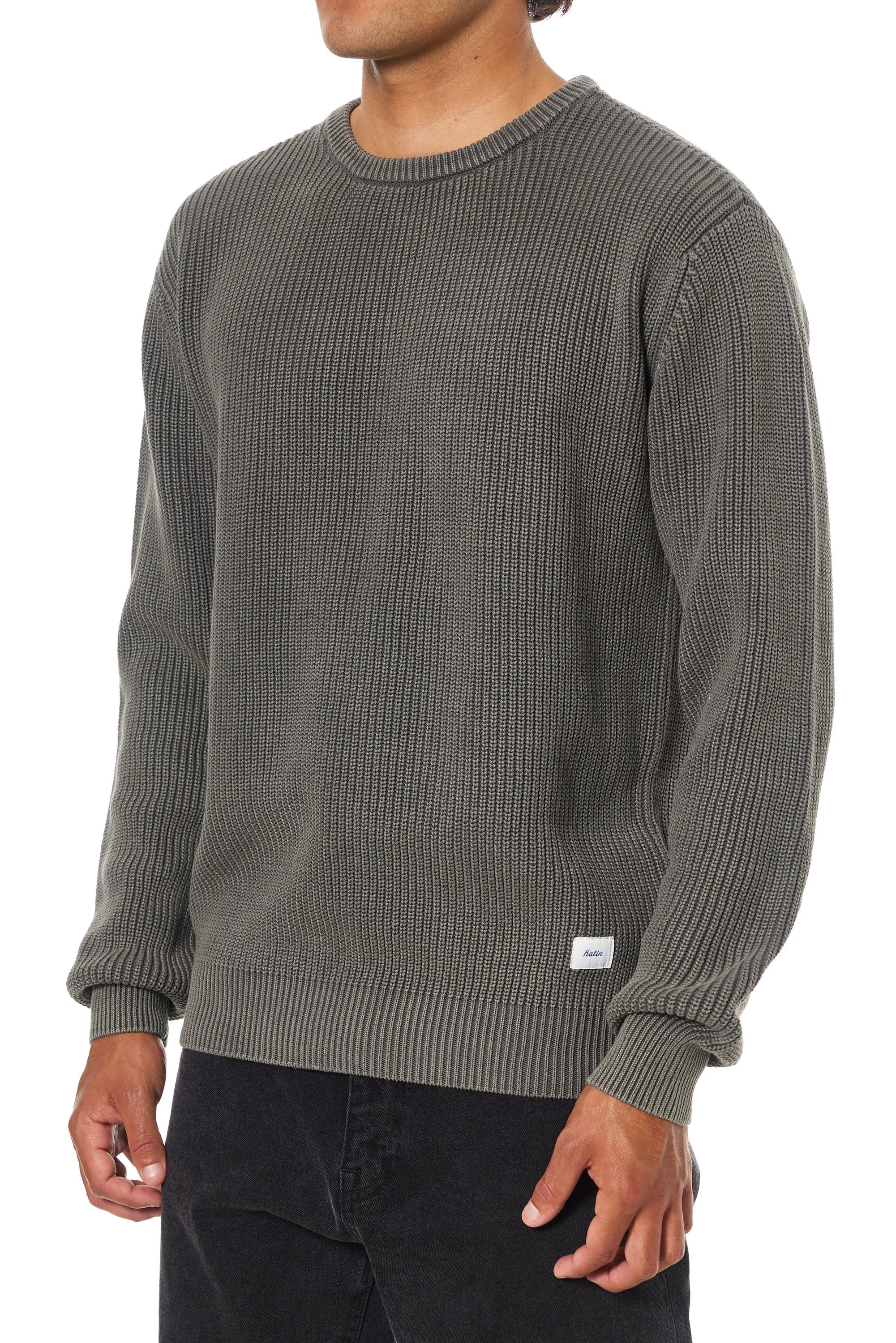 k*k様 Rough & Swell セーター Katin Swell Sweater - Lead | Crew Neck Sweaters | Huckberry