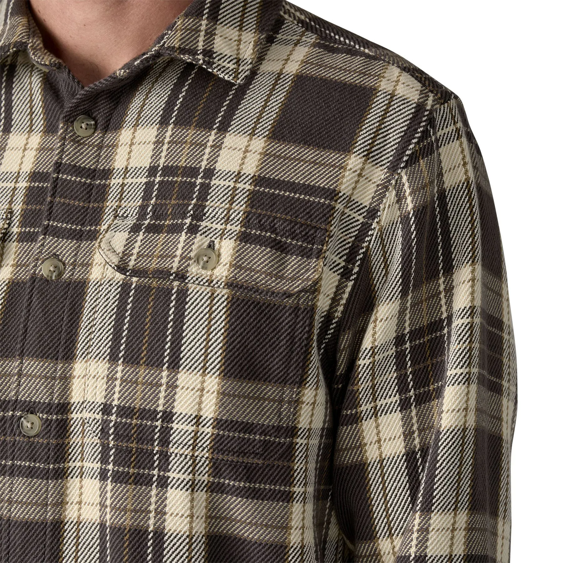 Patagonia Fjord Loft Long-Sleeve Shirt - Sculptor: Ink Black