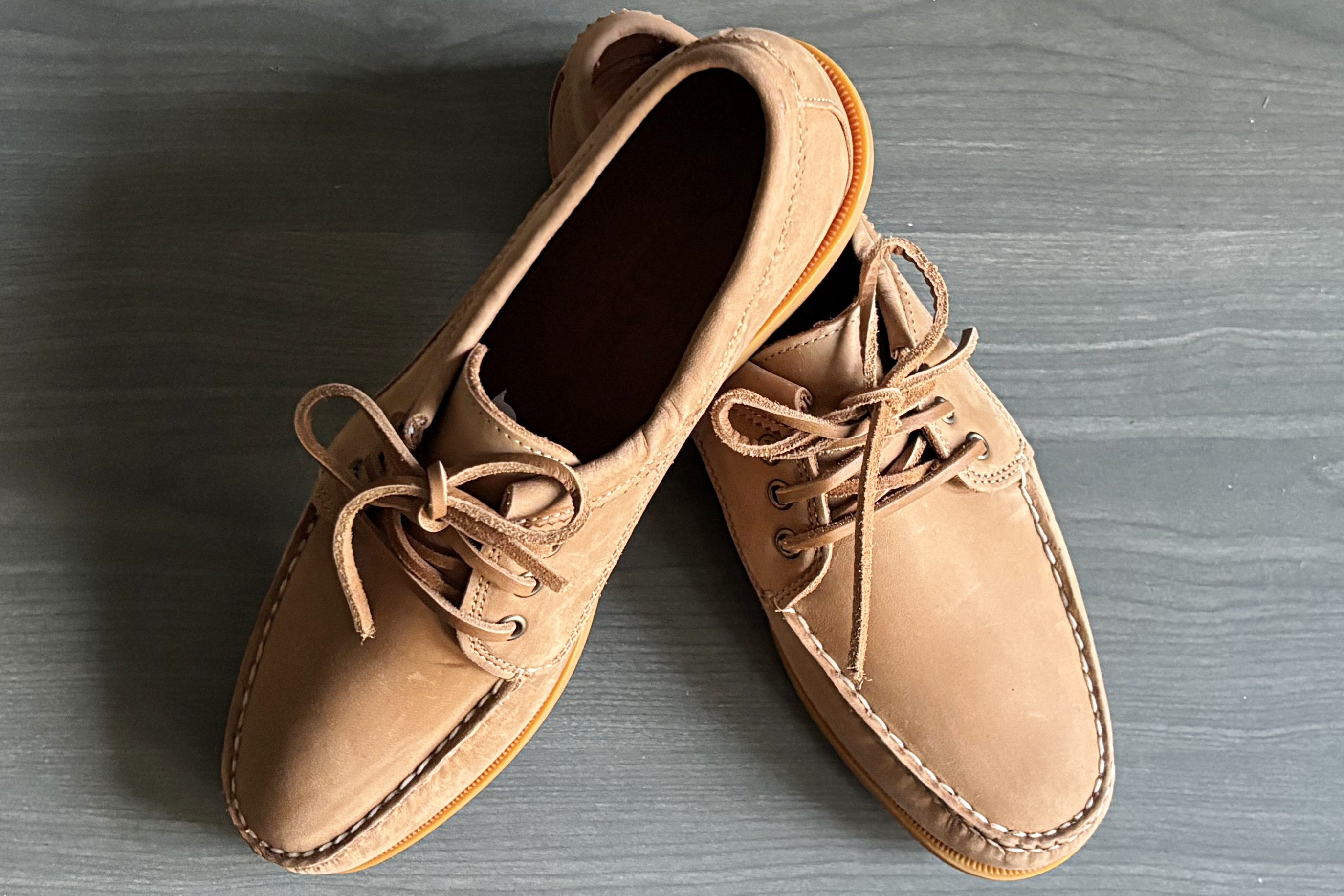 Quoddy Blucher Shoe Camp Sole - Balsam | Boat Shoes | Huckberry