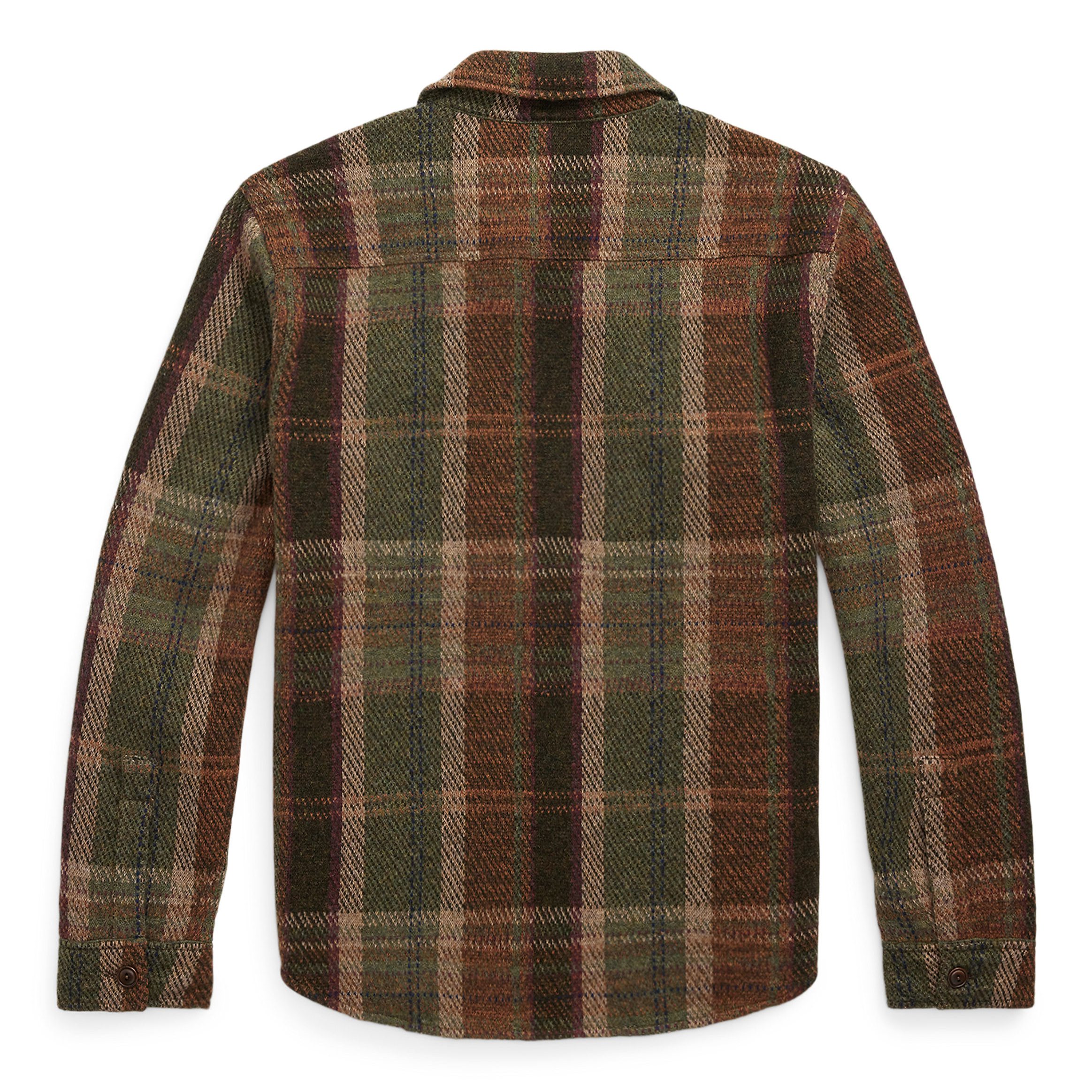 新品*RRL*ウールブレンド カシミア ワークシャツ セーター *M* 新品*RRL*ウールブレンド カシミア ワークシャツ セーター *M*