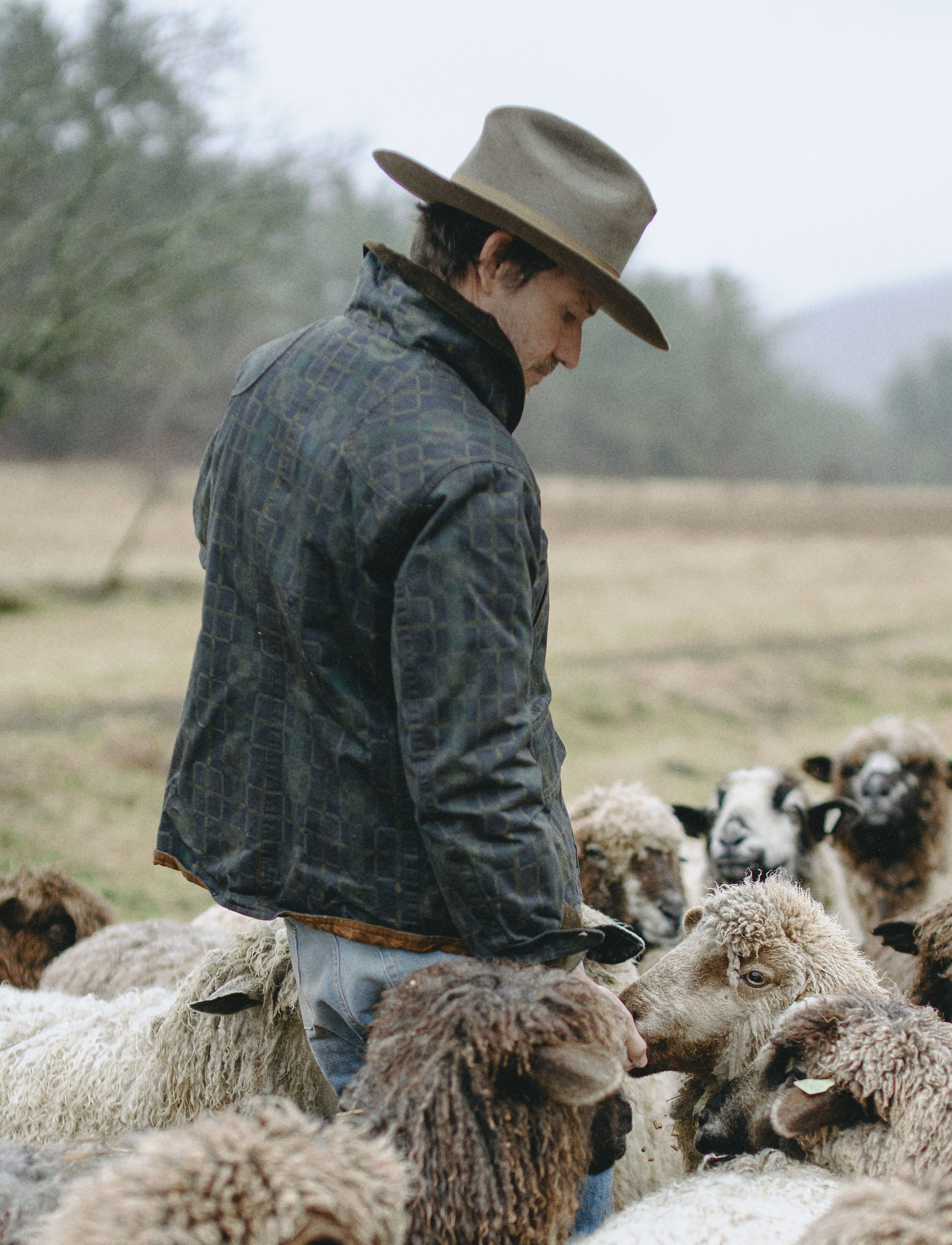 RRL Oilcloth Galway Jacket - Navy Multi Plaid | Insulated Jackets