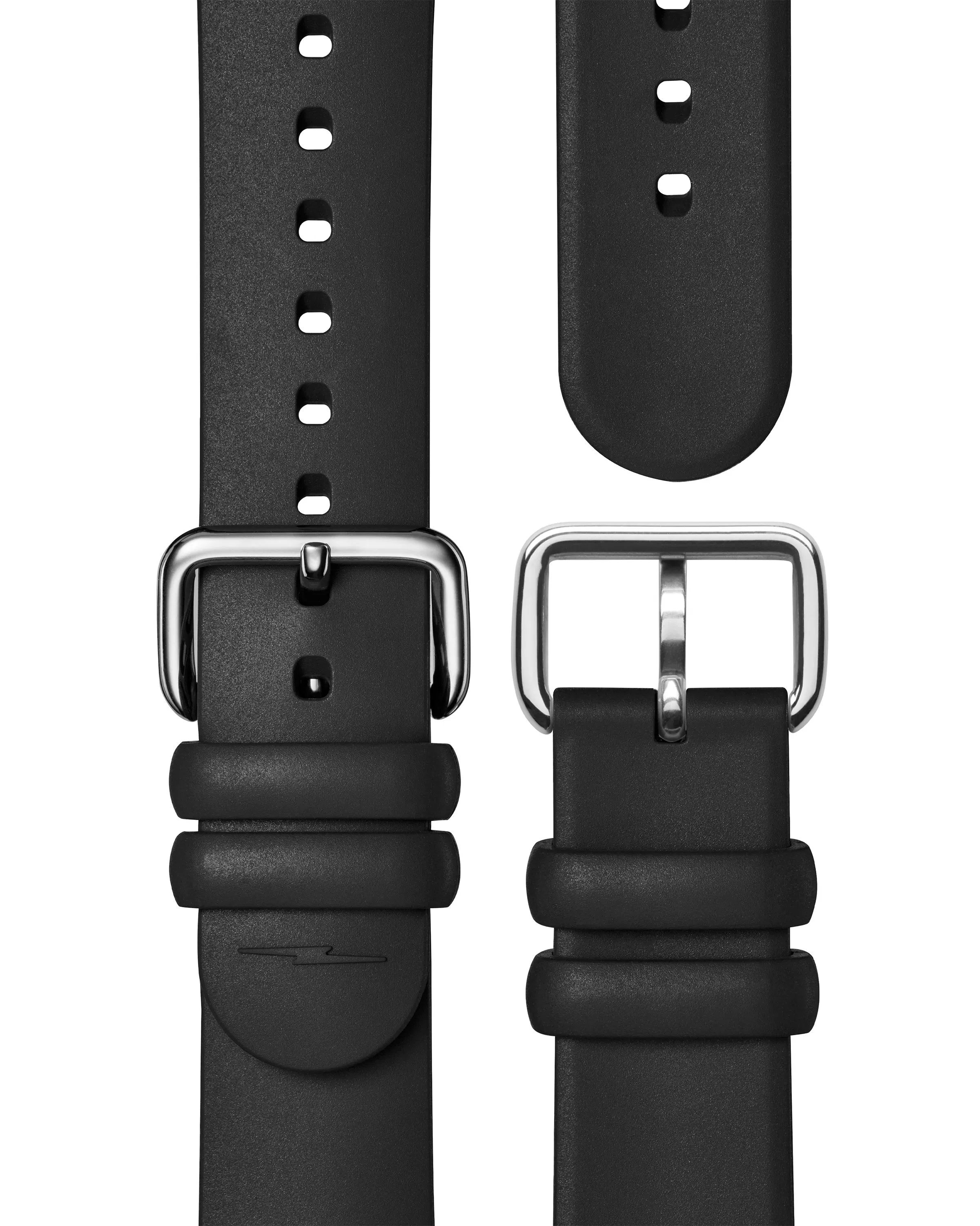 Shinola Runwell Detrola 3HD 41mm, Black Rubber Strap - Black