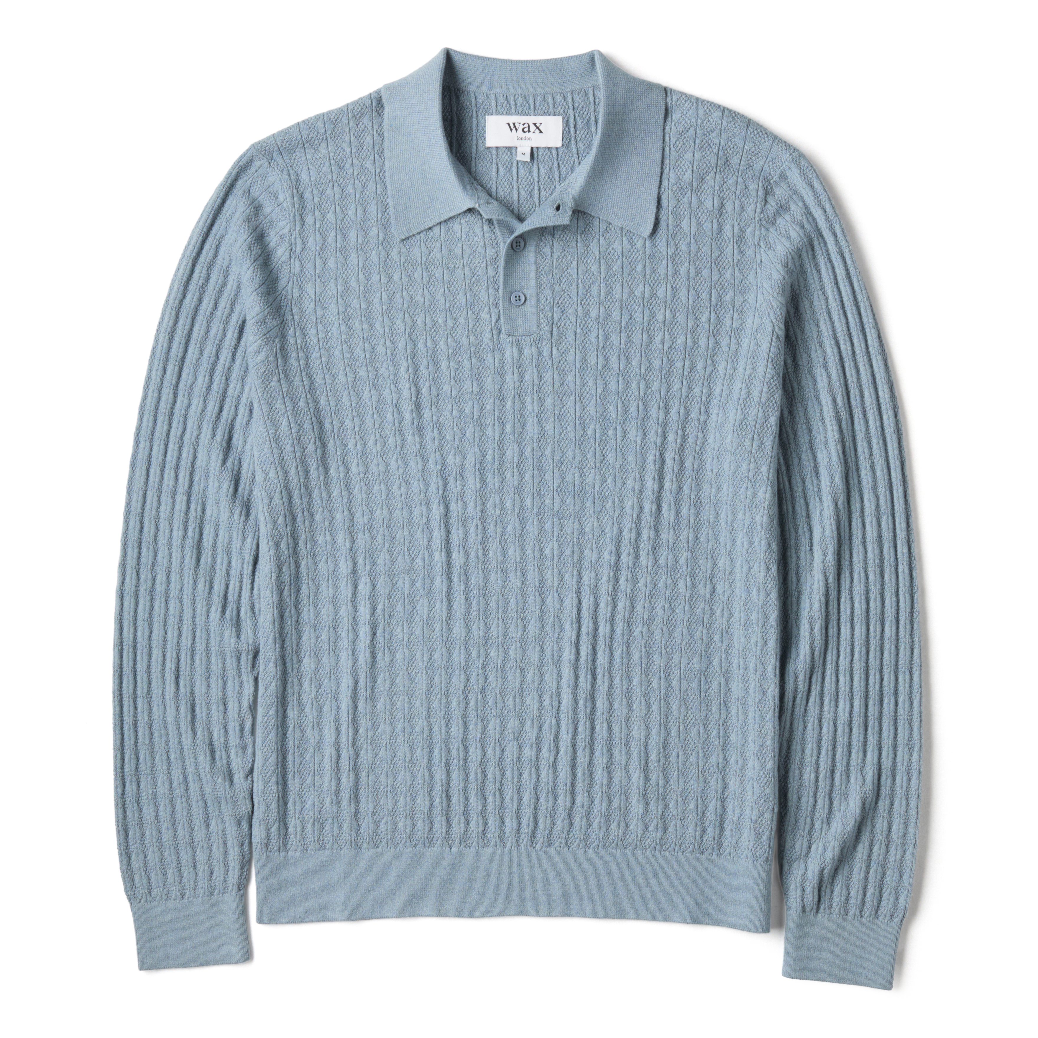 トップス EGONLab DIAMOND KNIT POLO Diamond knitted polo – Alekza